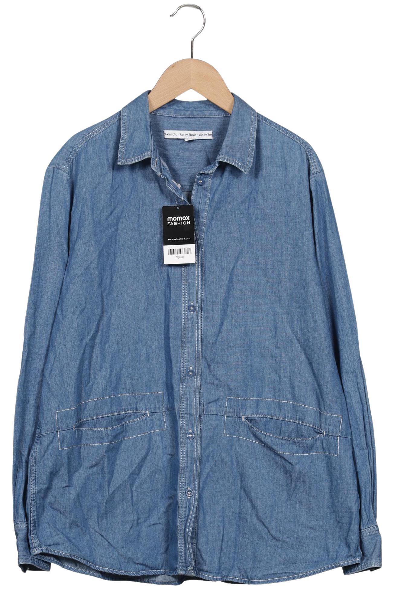 

& Other Stories Damen Bluse, blau, Gr. 42