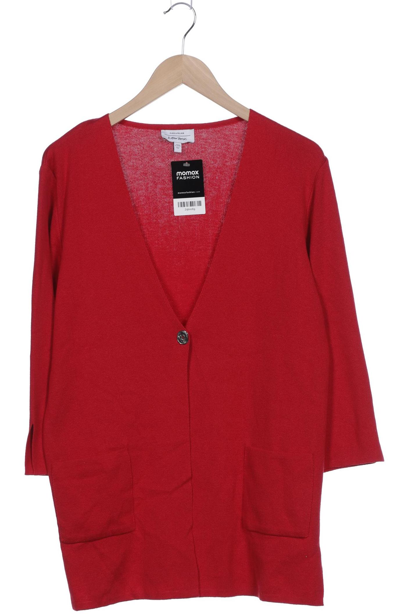 

& Other Stories Damen Strickjacke, rot, Gr. 38