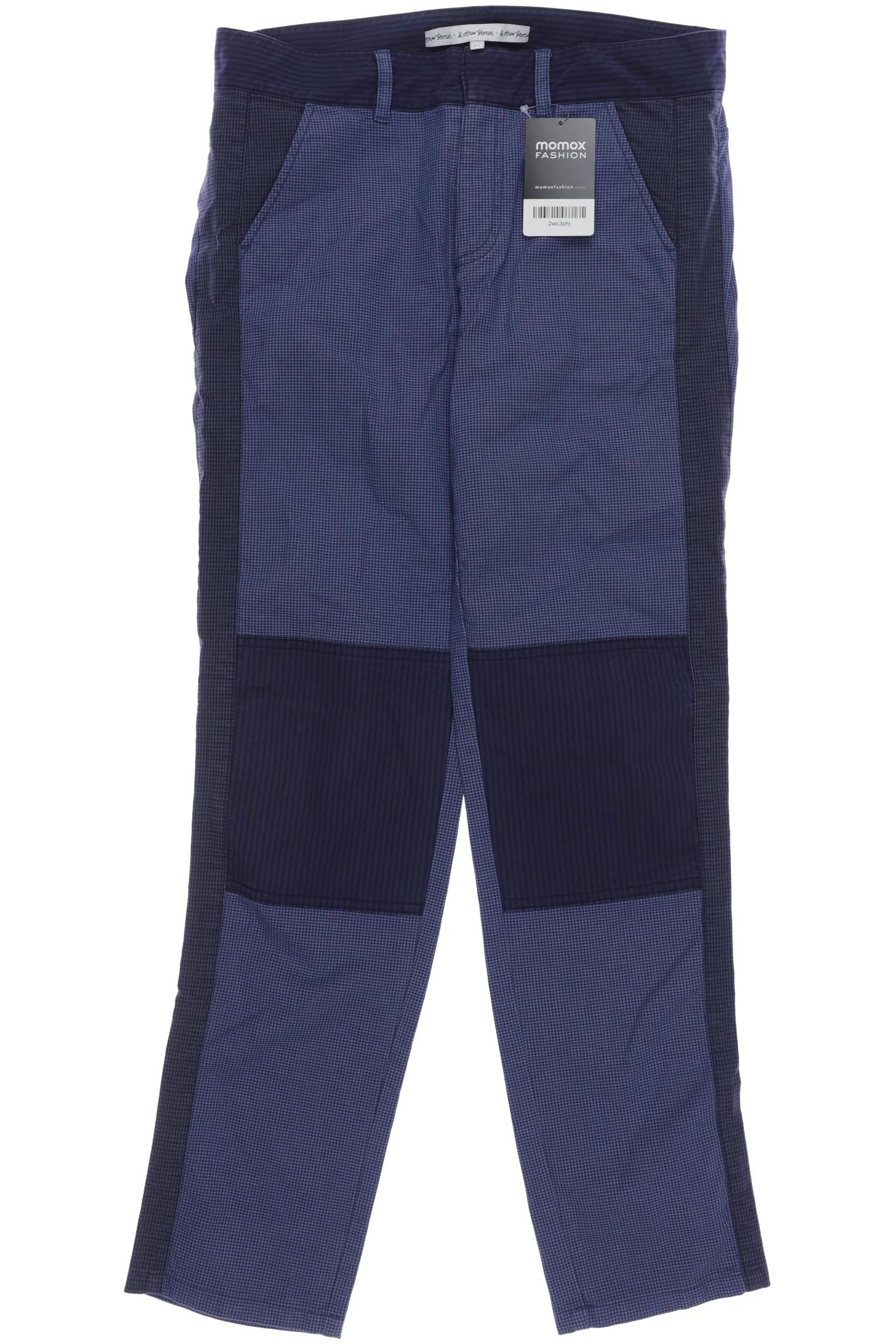

& Other Stories Damen Stoffhose, blau, Gr. 34