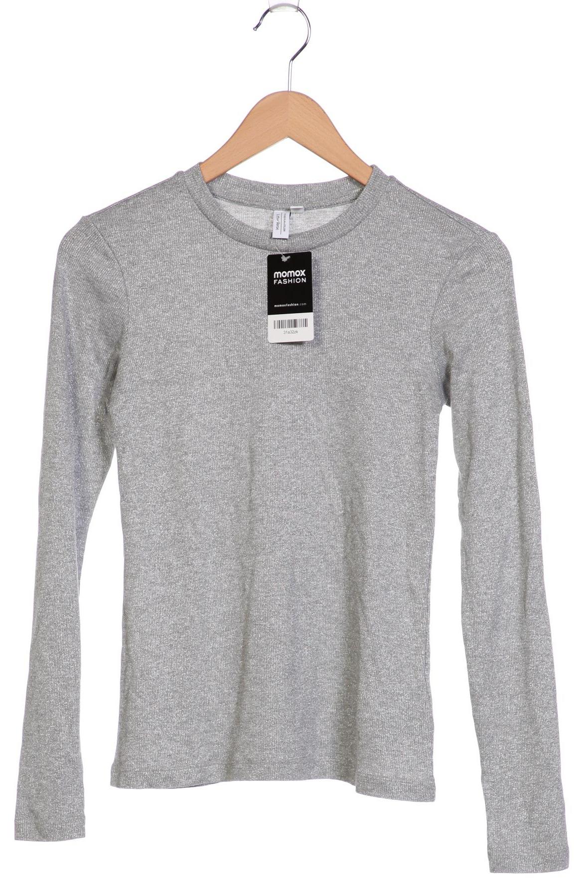 

& Other Stories Damen Langarmshirt, silber, Gr. 34
