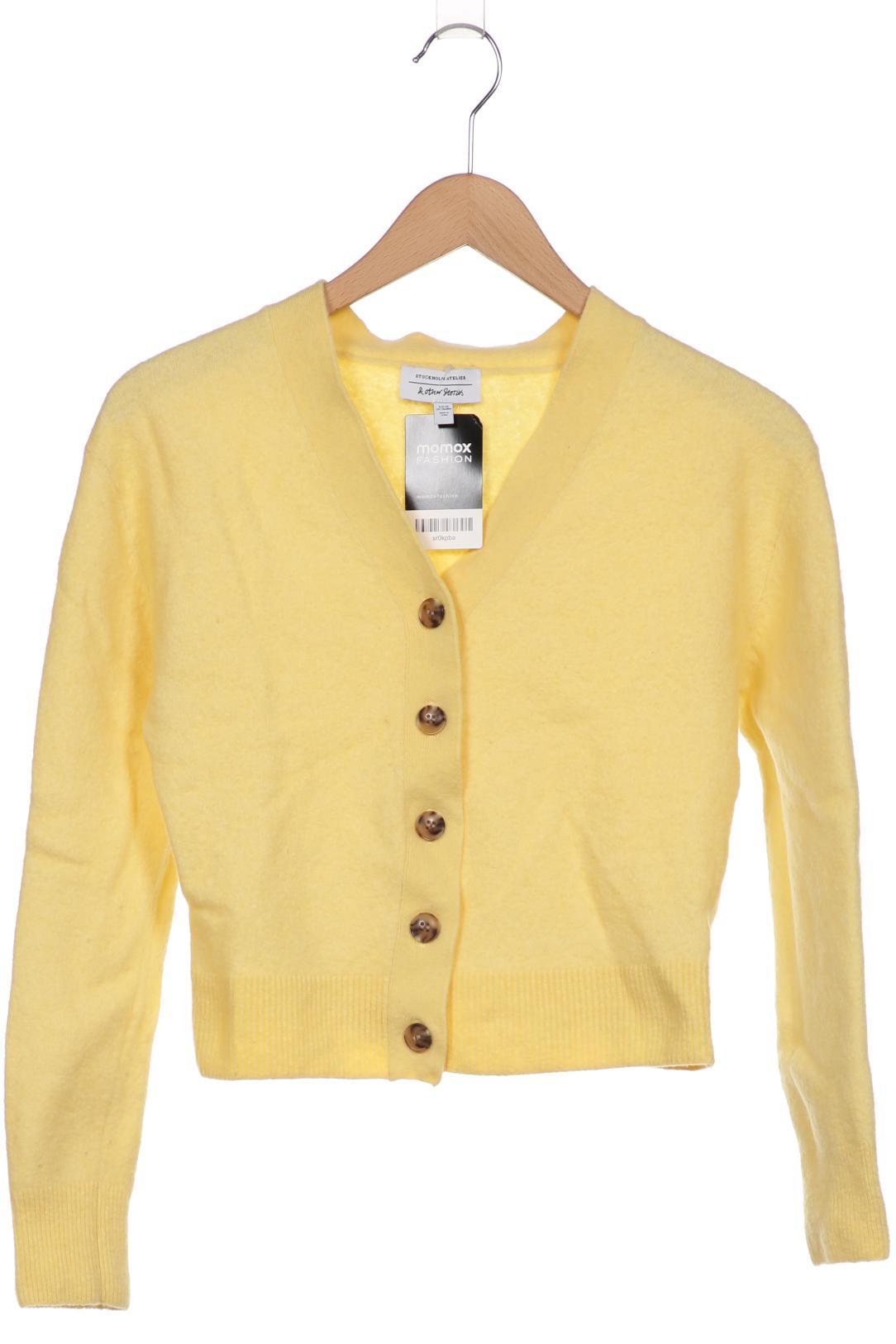 

& other stories Damen Strickjacke, gelb