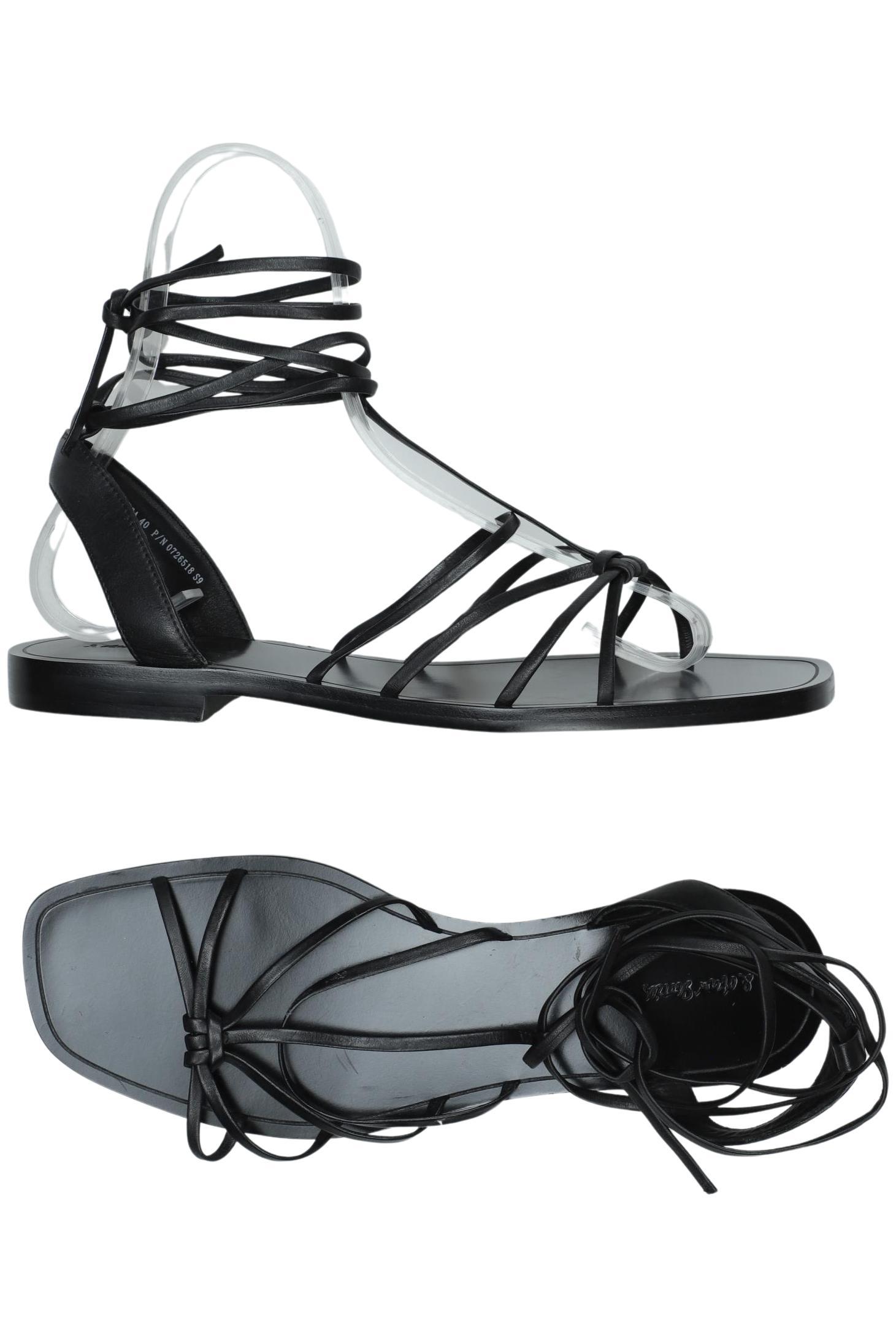 

& Other Stories Damen Sandale, schwarz, Gr. 40