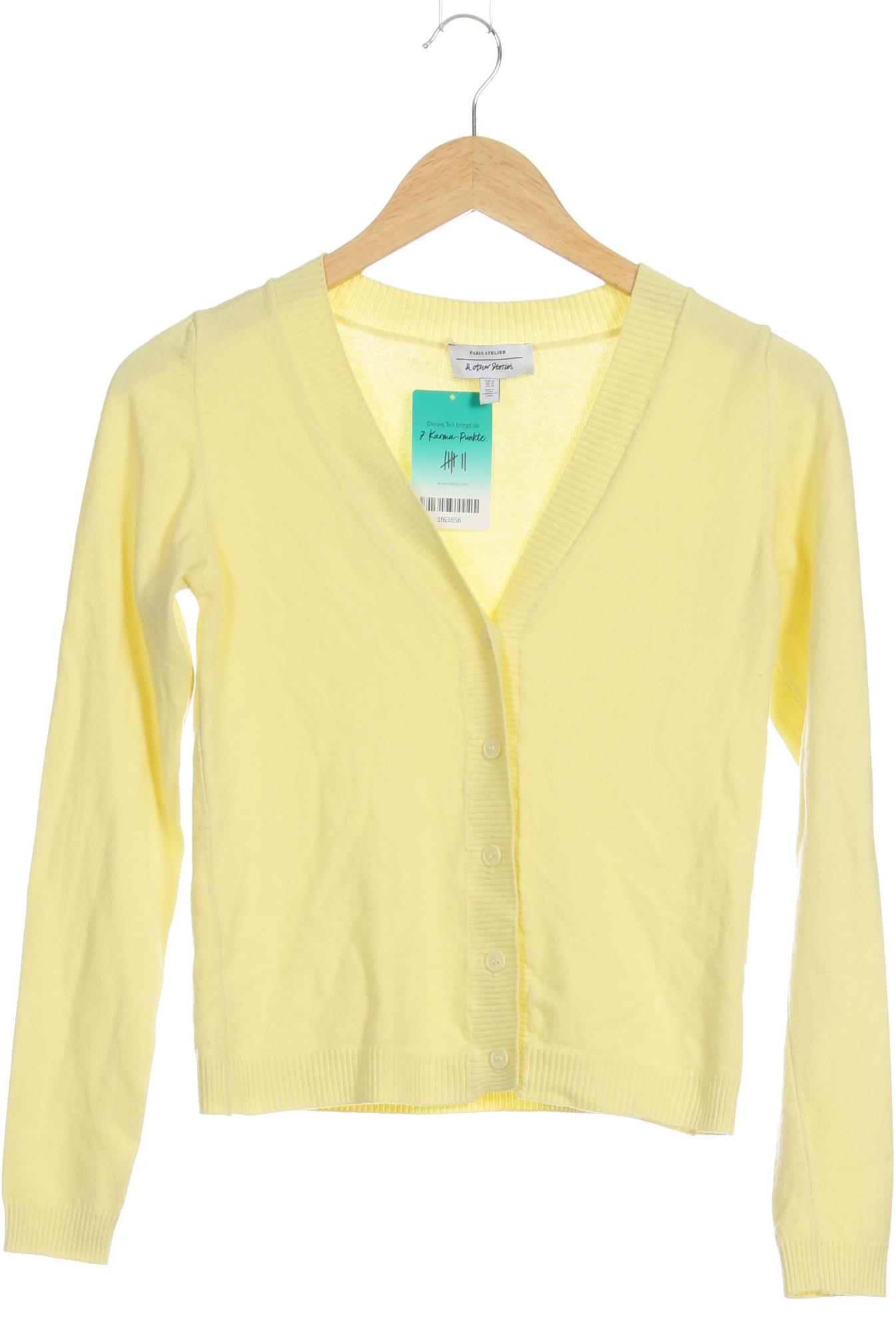 

& Other Stories Damen Strickjacke, gelb, Gr. 42
