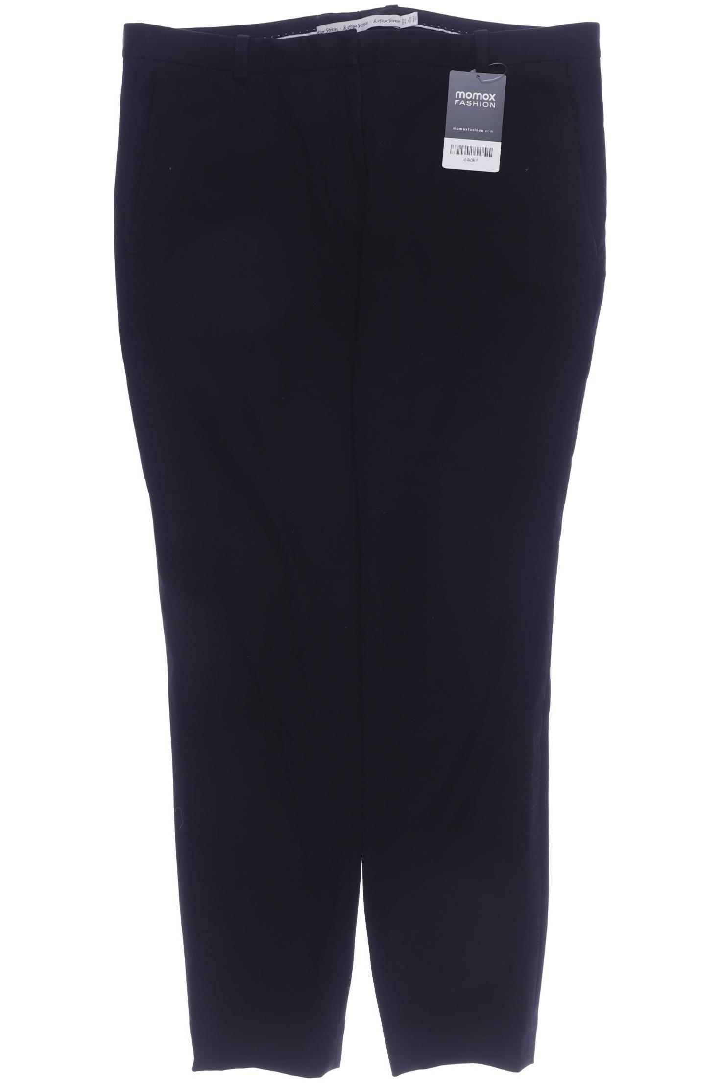 

& Other Stories Damen Stoffhose, schwarz, Gr. 40