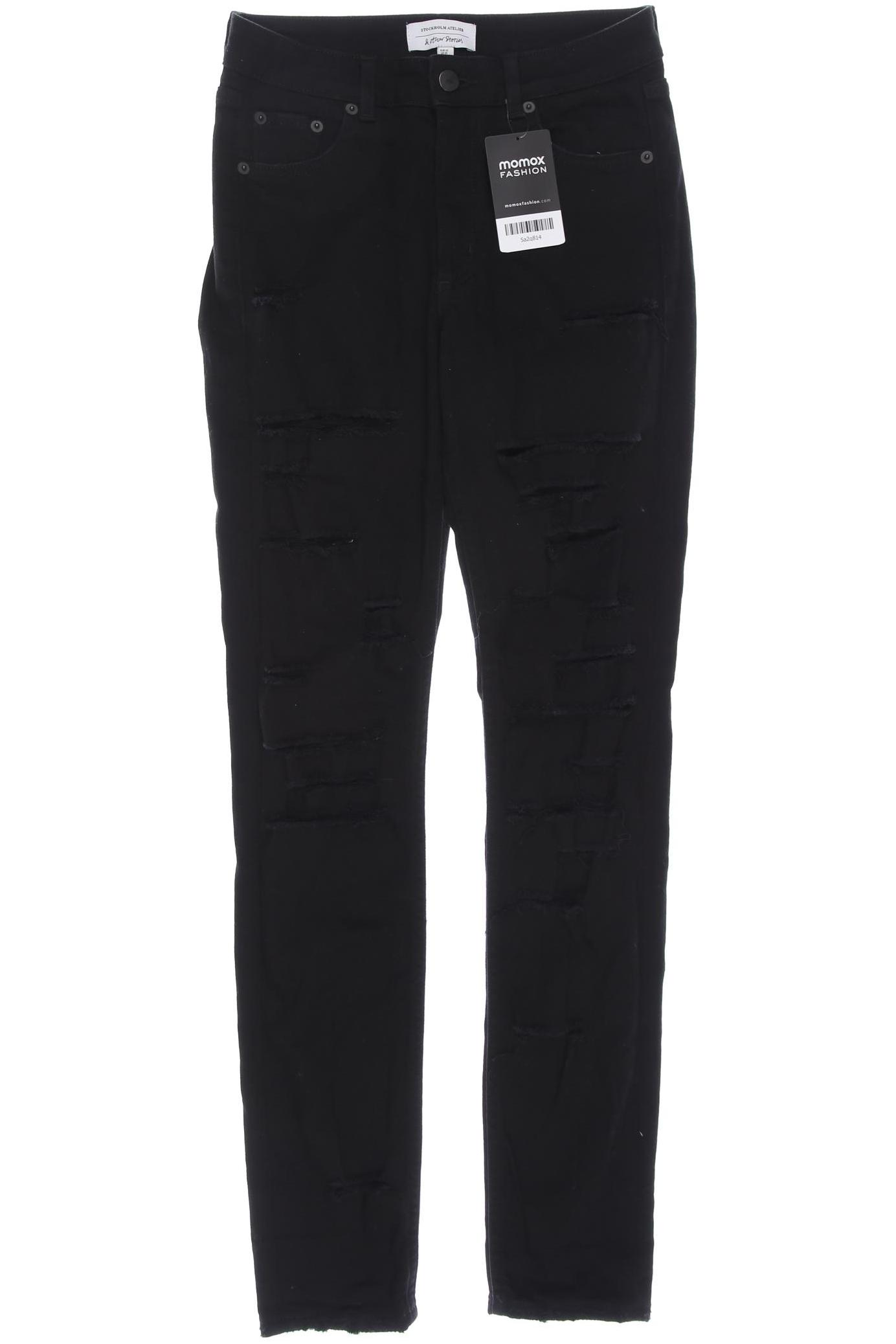 

& Other Stories Damen Jeans, schwarz, Gr. 25