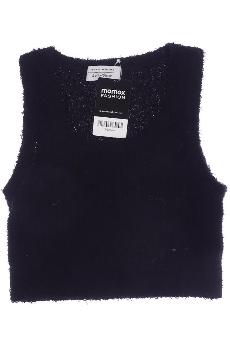 

& Other Stories Damen Top, schwarz, Gr. 36