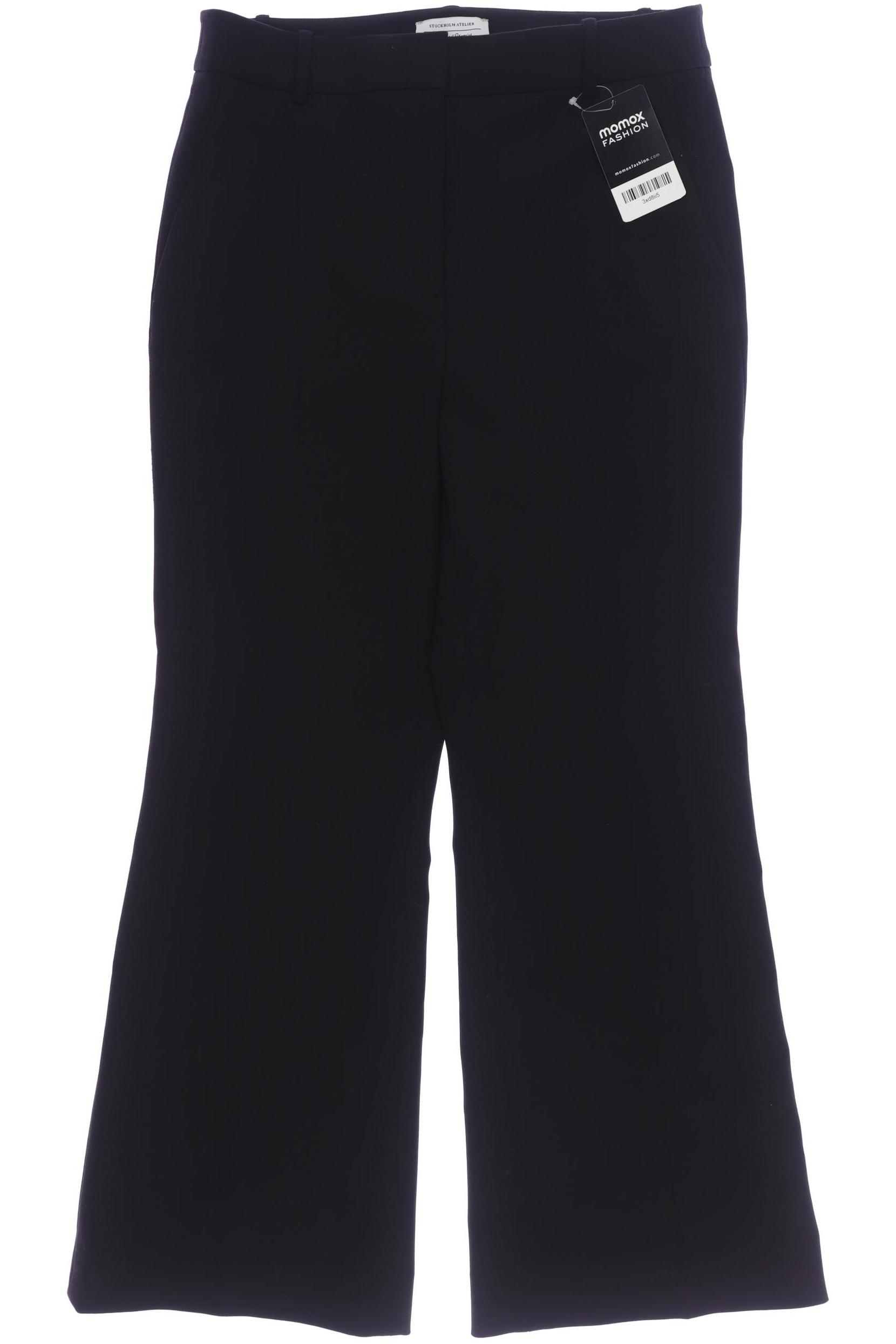 

& Other Stories Damen Stoffhose, schwarz, Gr. 38