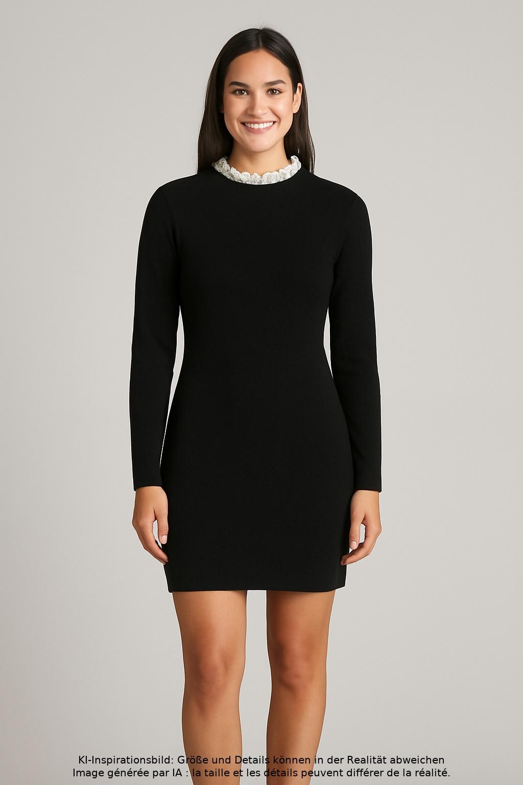 

& Other Stories Damen Kleid, schwarz, Gr. 38