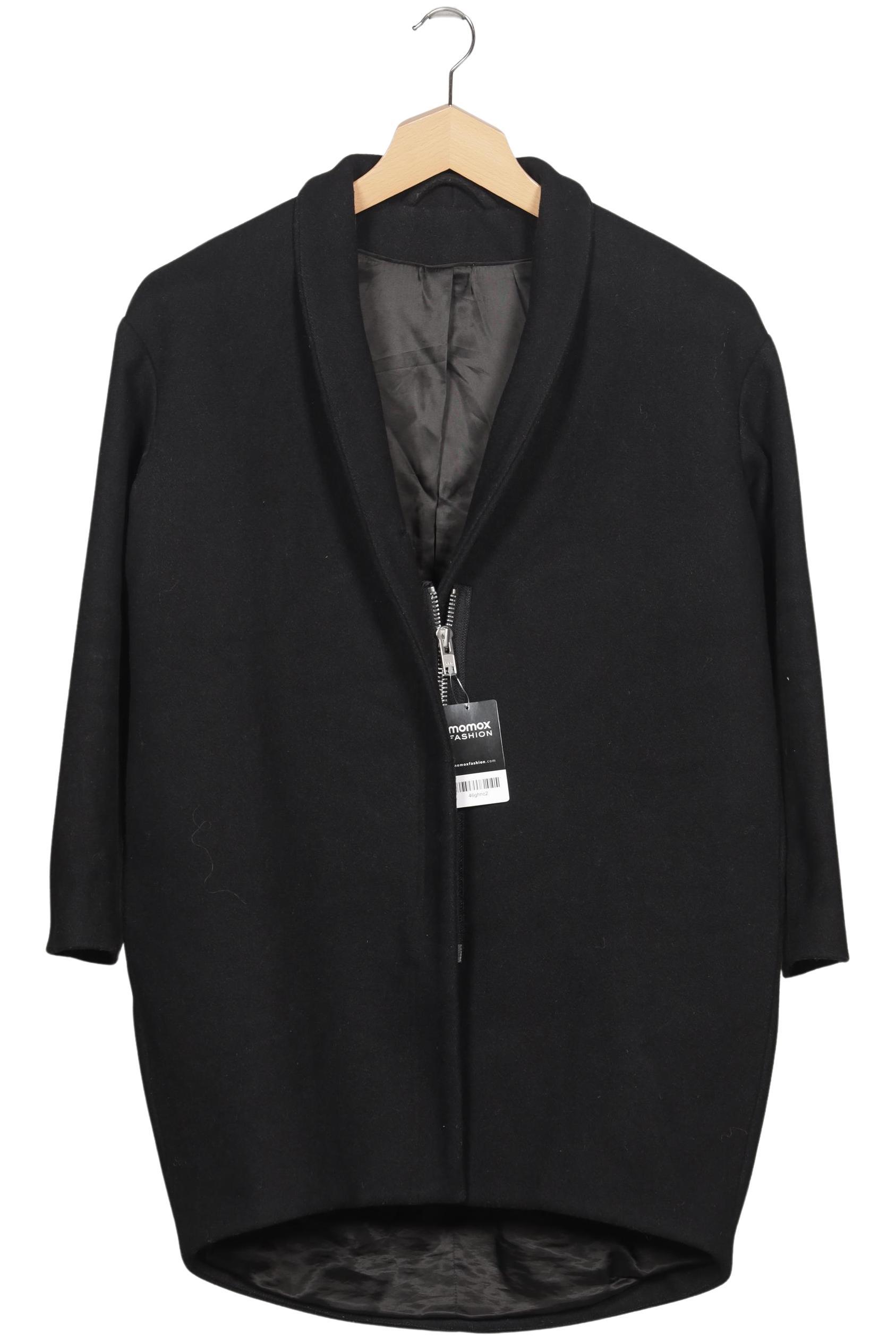 

& Other Stories Damen Mantel, schwarz, Gr. 38