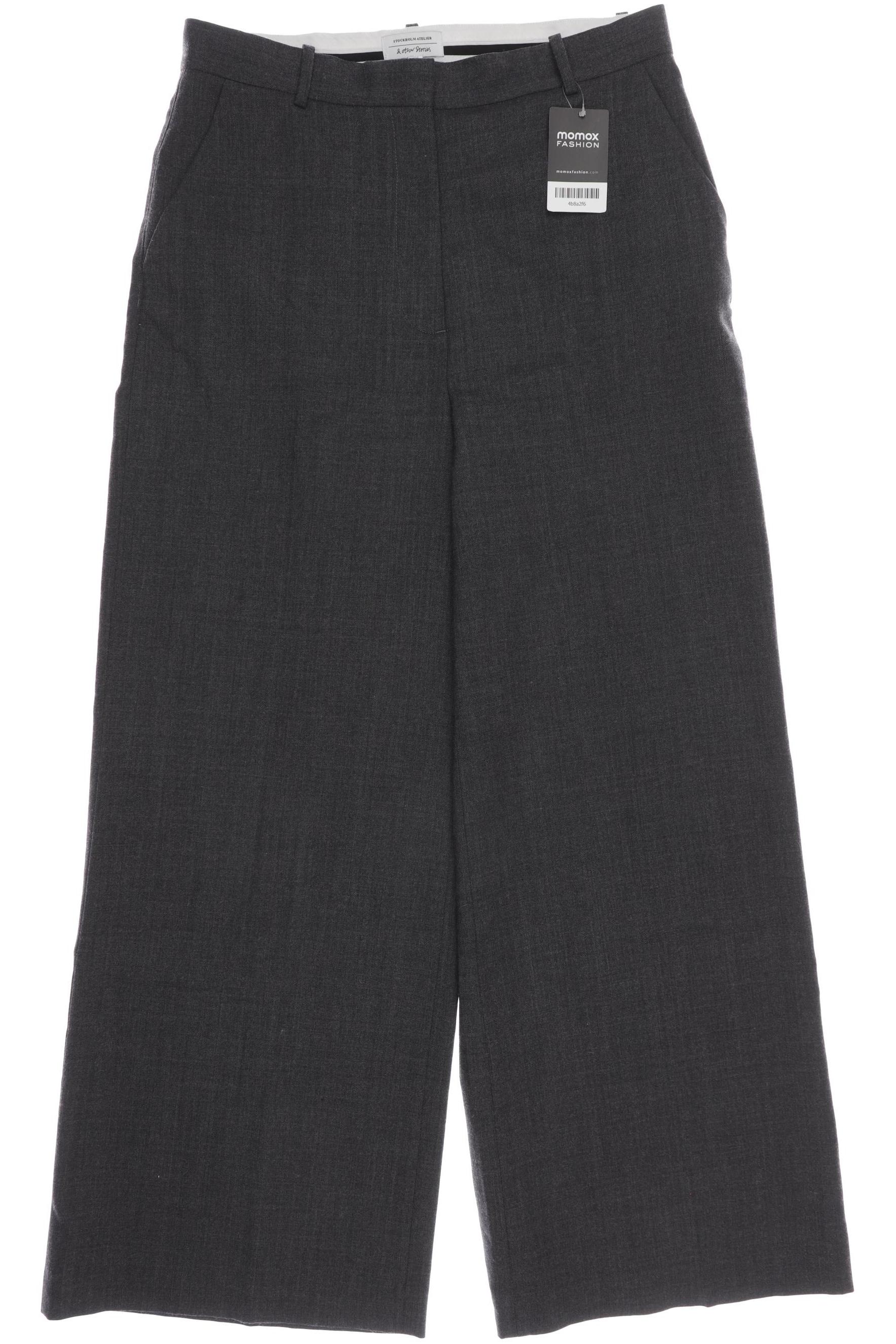 

& Other Stories Damen Stoffhose, grau, Gr. 42