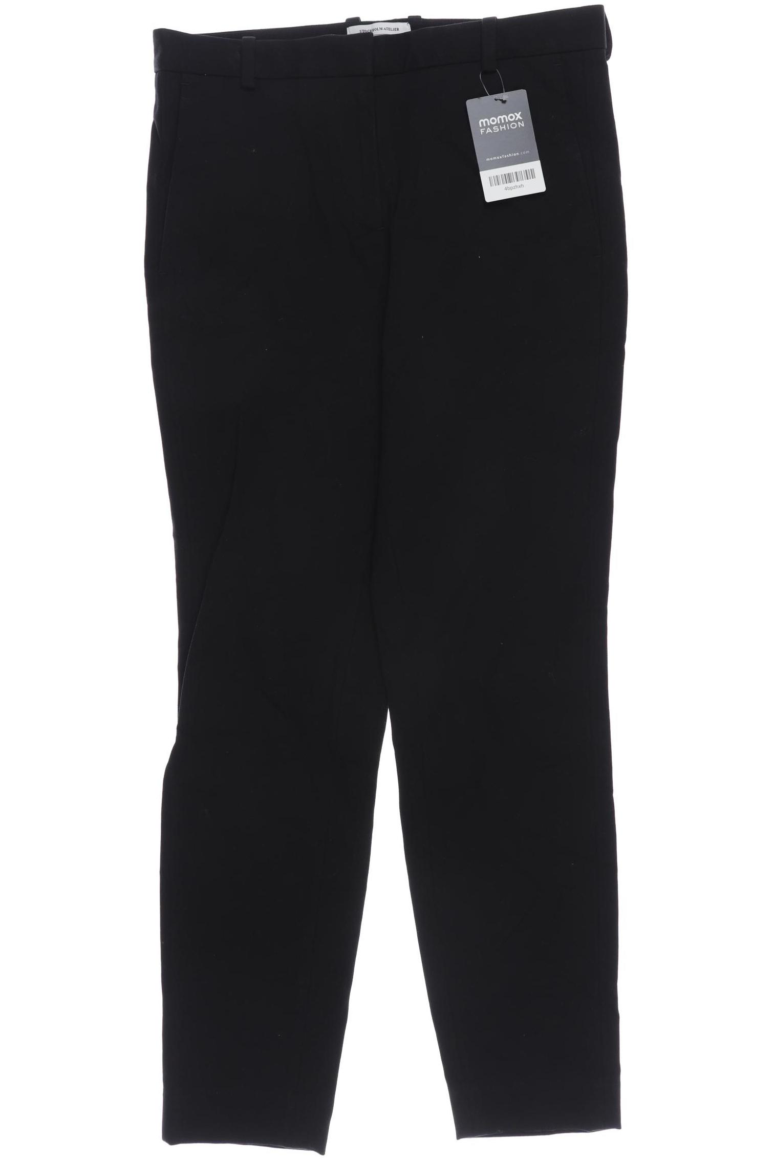 

& Other Stories Damen Stoffhose, schwarz, Gr. 34
