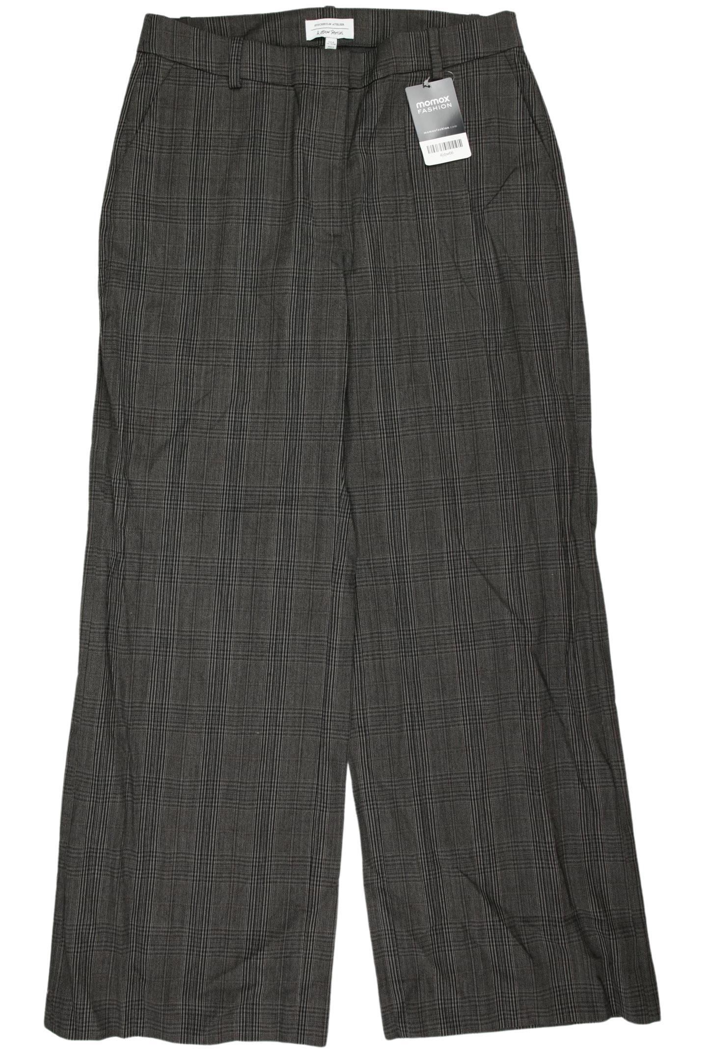 

& Other Stories Damen Stoffhose, grau, Gr. 40