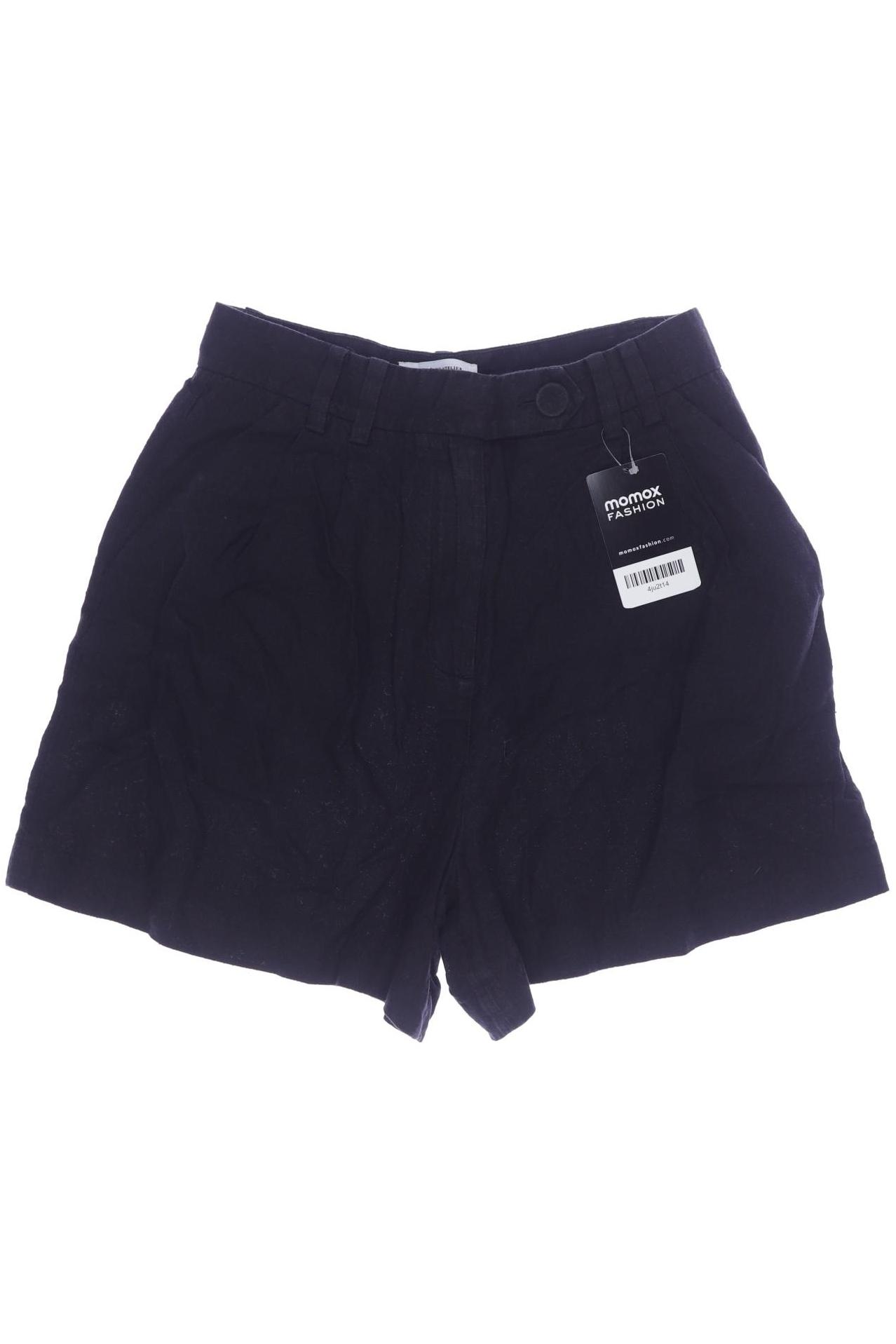 

& Other Stories Damen Shorts, schwarz, Gr. 34