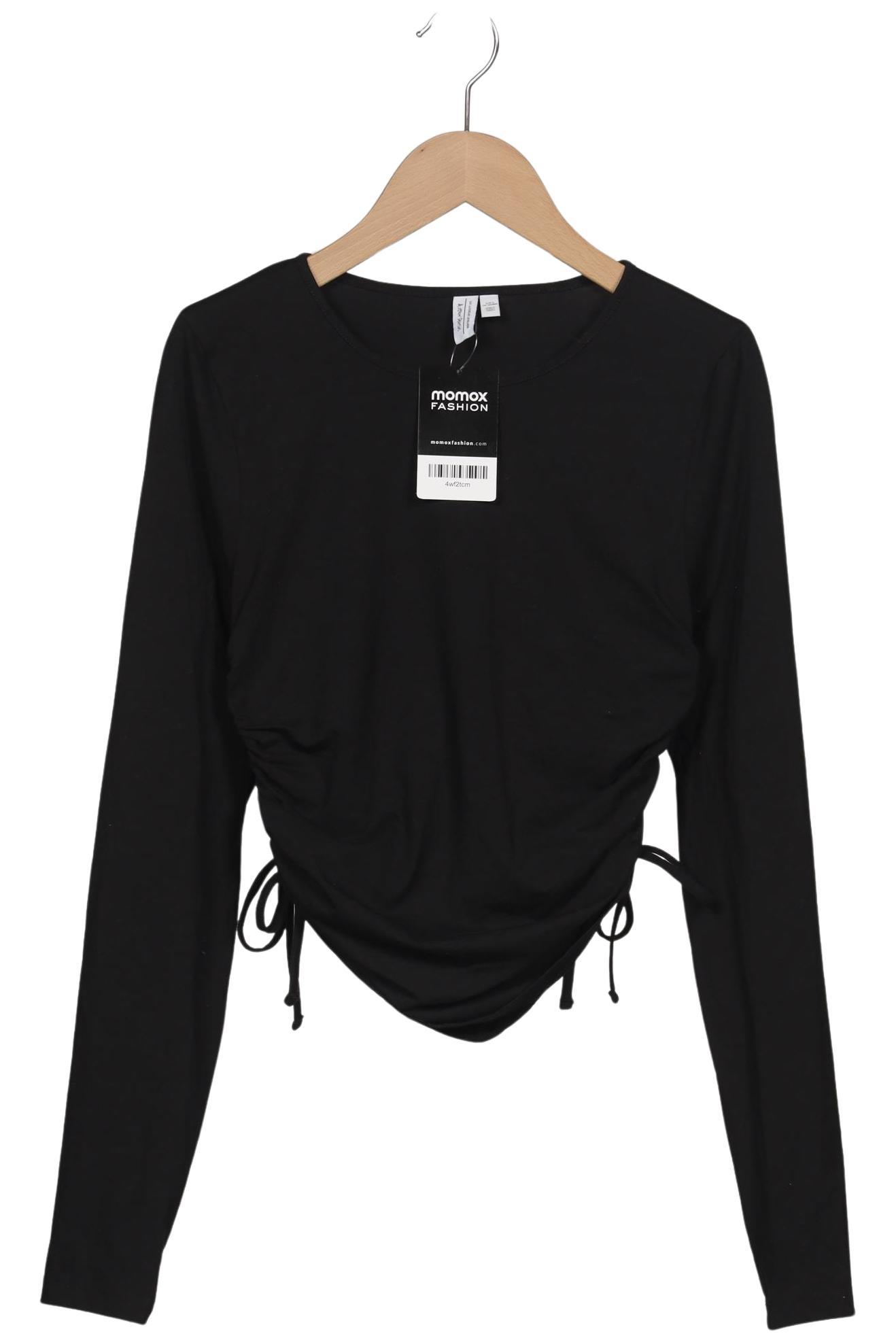 

& Other Stories Damen Langarmshirt, schwarz, Gr. 36
