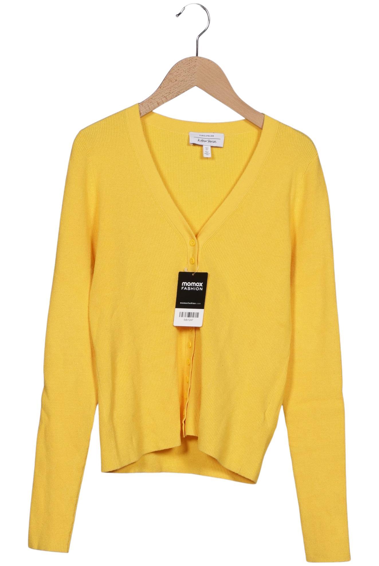 

& Other Stories Damen Strickjacke, gelb, Gr. 36