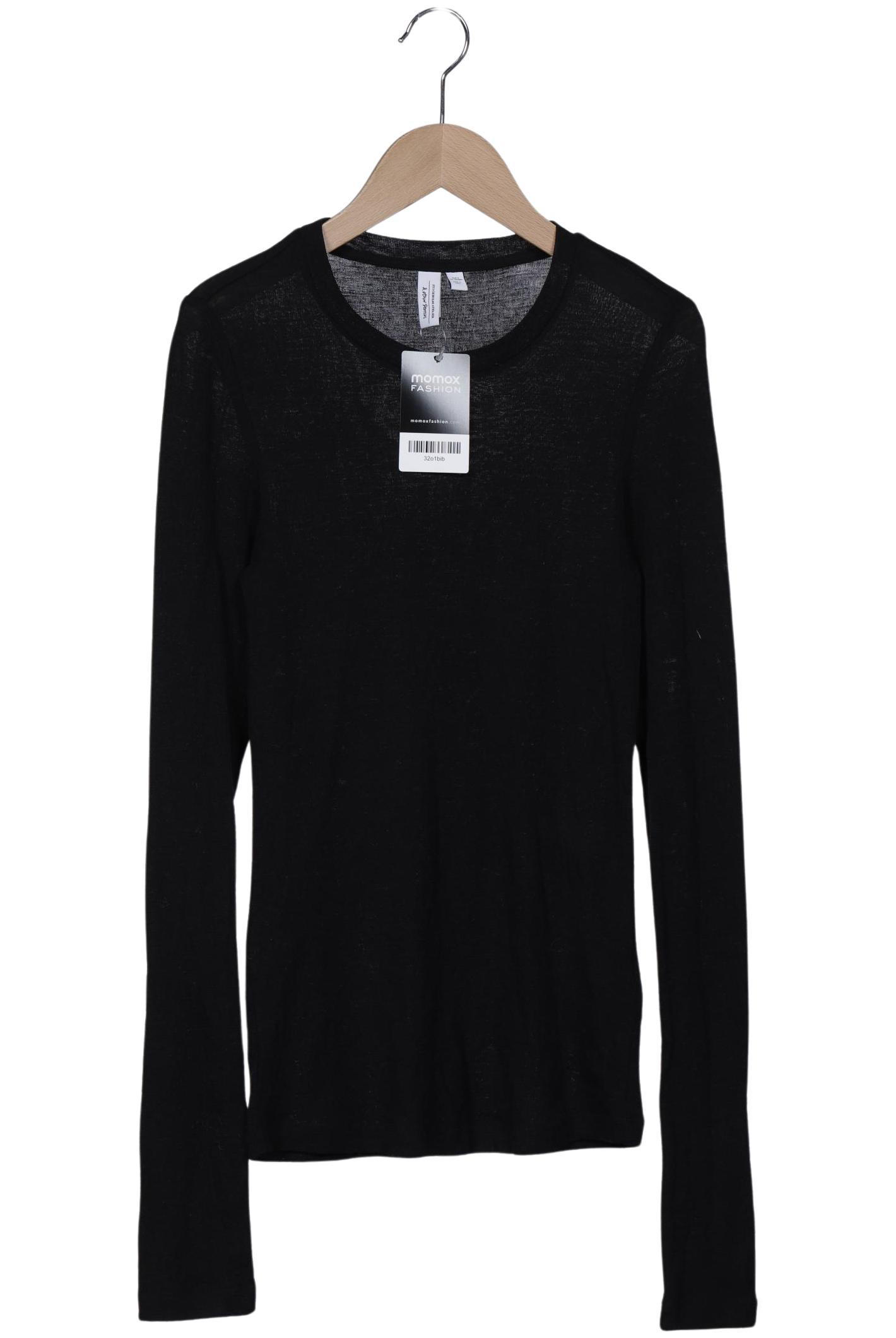 

& Other Stories Damen Langarmshirt, schwarz, Gr. 36