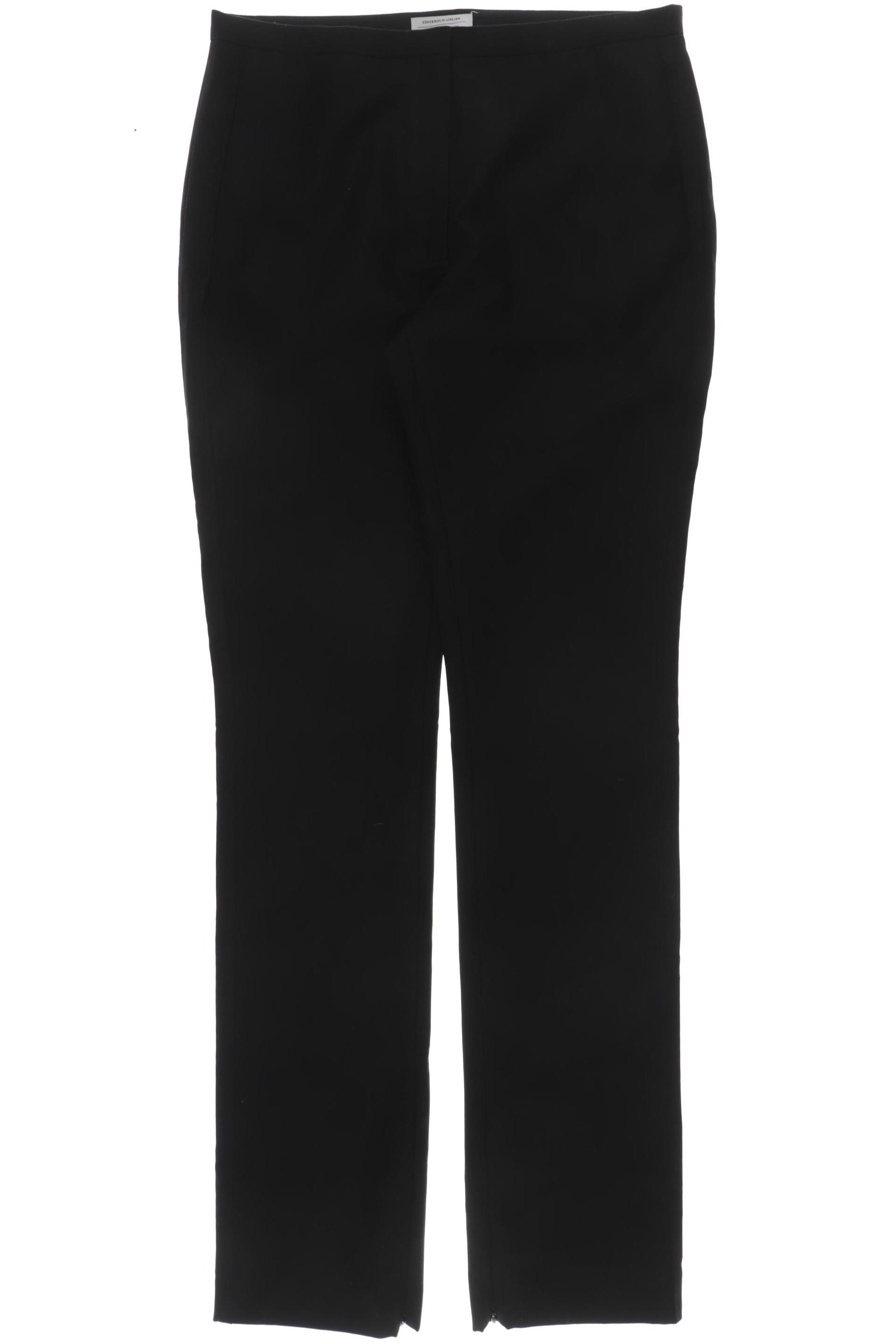 

& Other Stories Damen Stoffhose, schwarz, Gr. 38