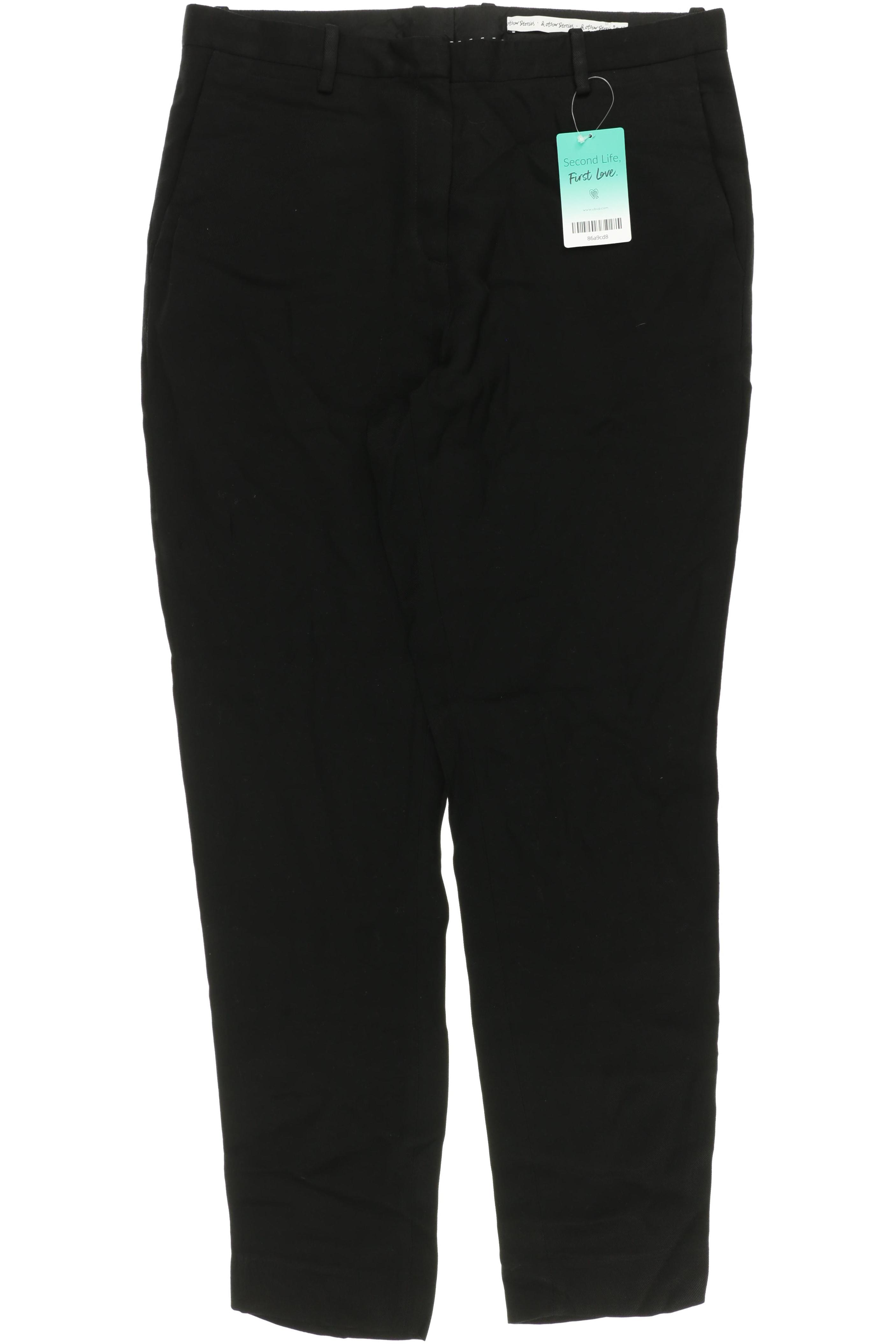 

& Other Stories Damen Stoffhose, schwarz, Gr. 38