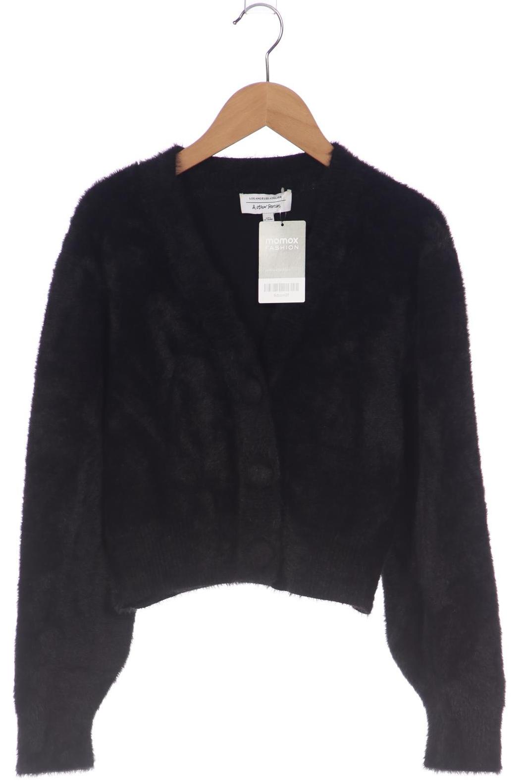 

& Other Stories Damen Strickjacke, schwarz, Gr. 36
