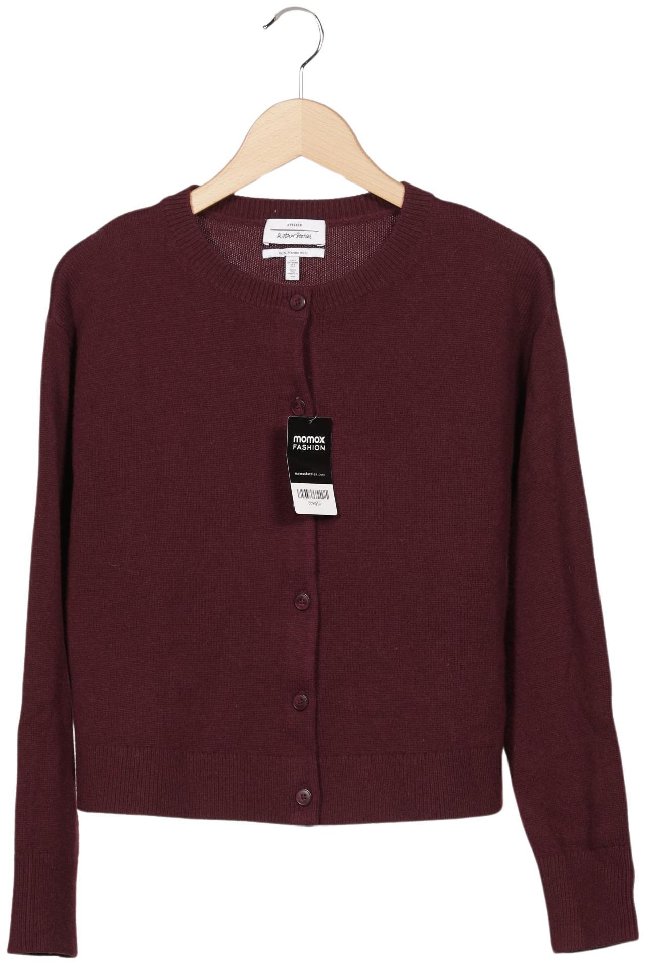 

& Other Stories Damen Strickjacke, bordeaux, Gr. 36