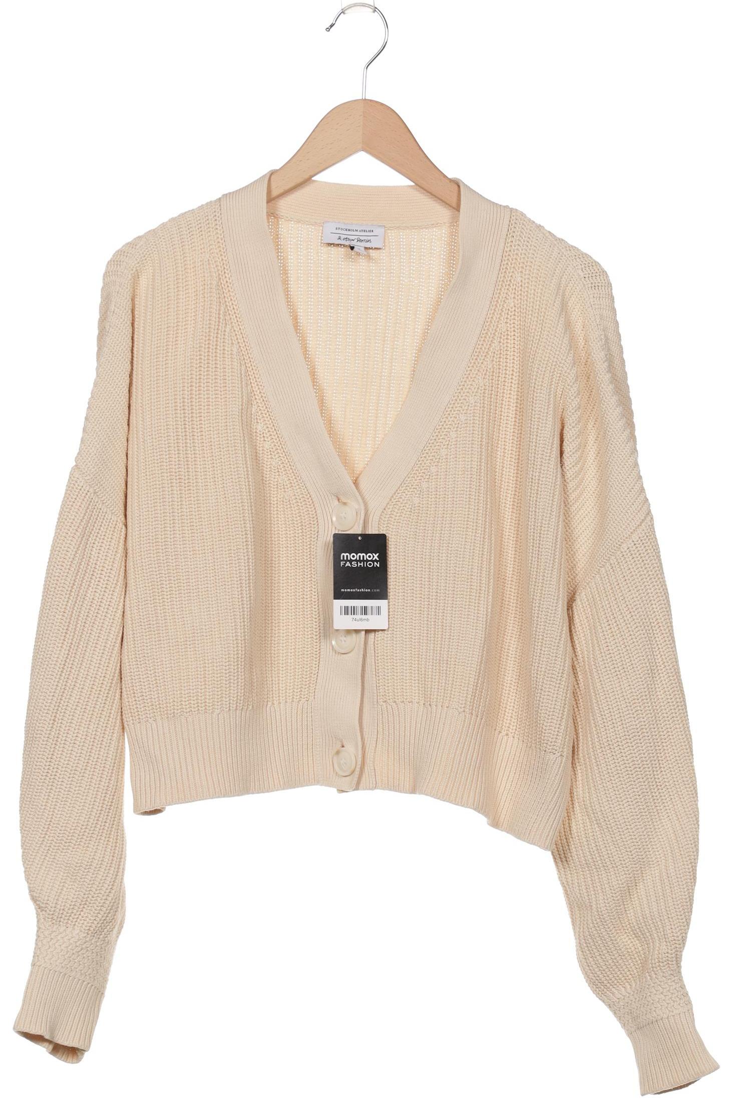 

& Other Stories Damen Strickjacke, cremeweiß, Gr. 38
