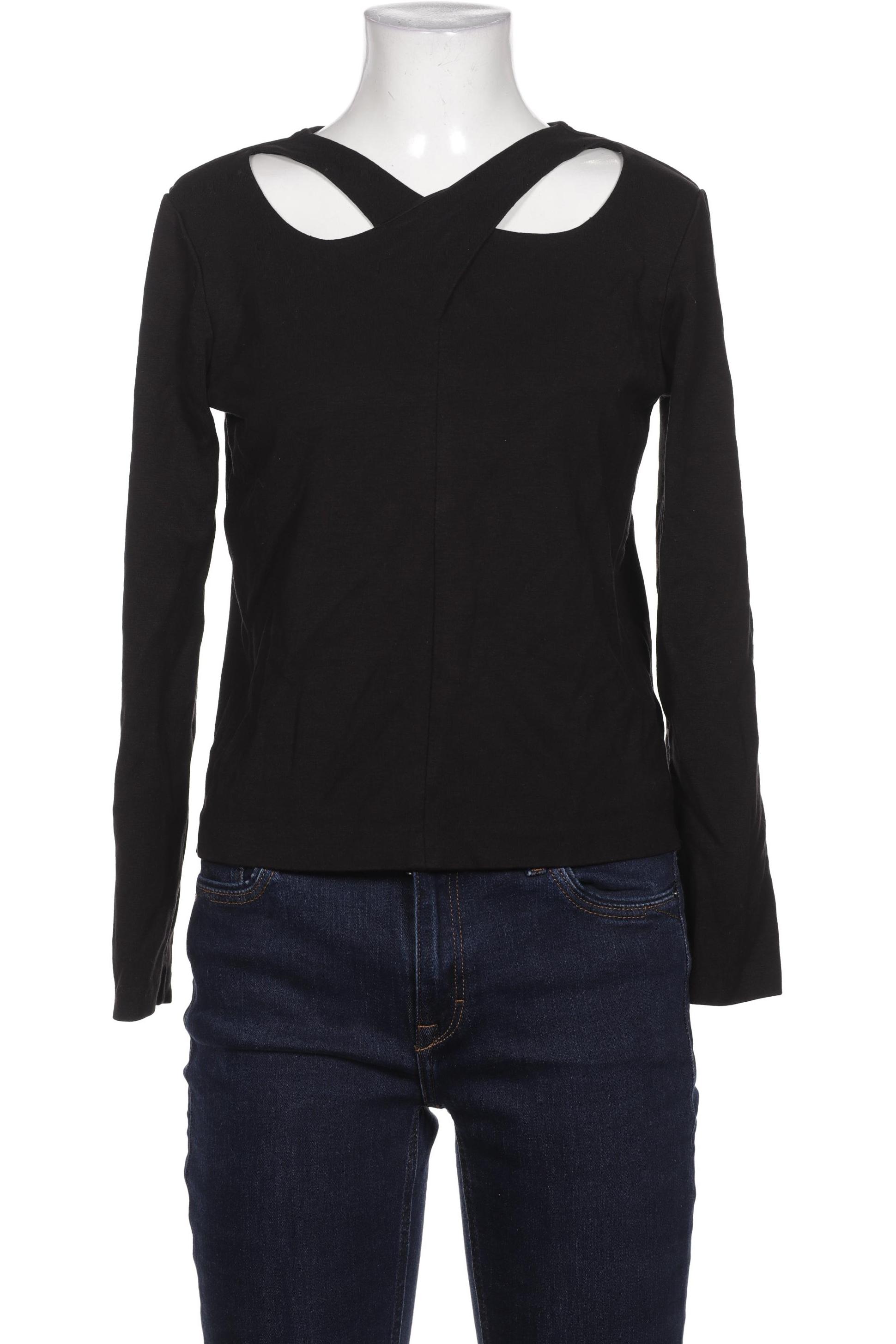 

& Other Stories Damen Langarmshirt, schwarz, Gr. 36