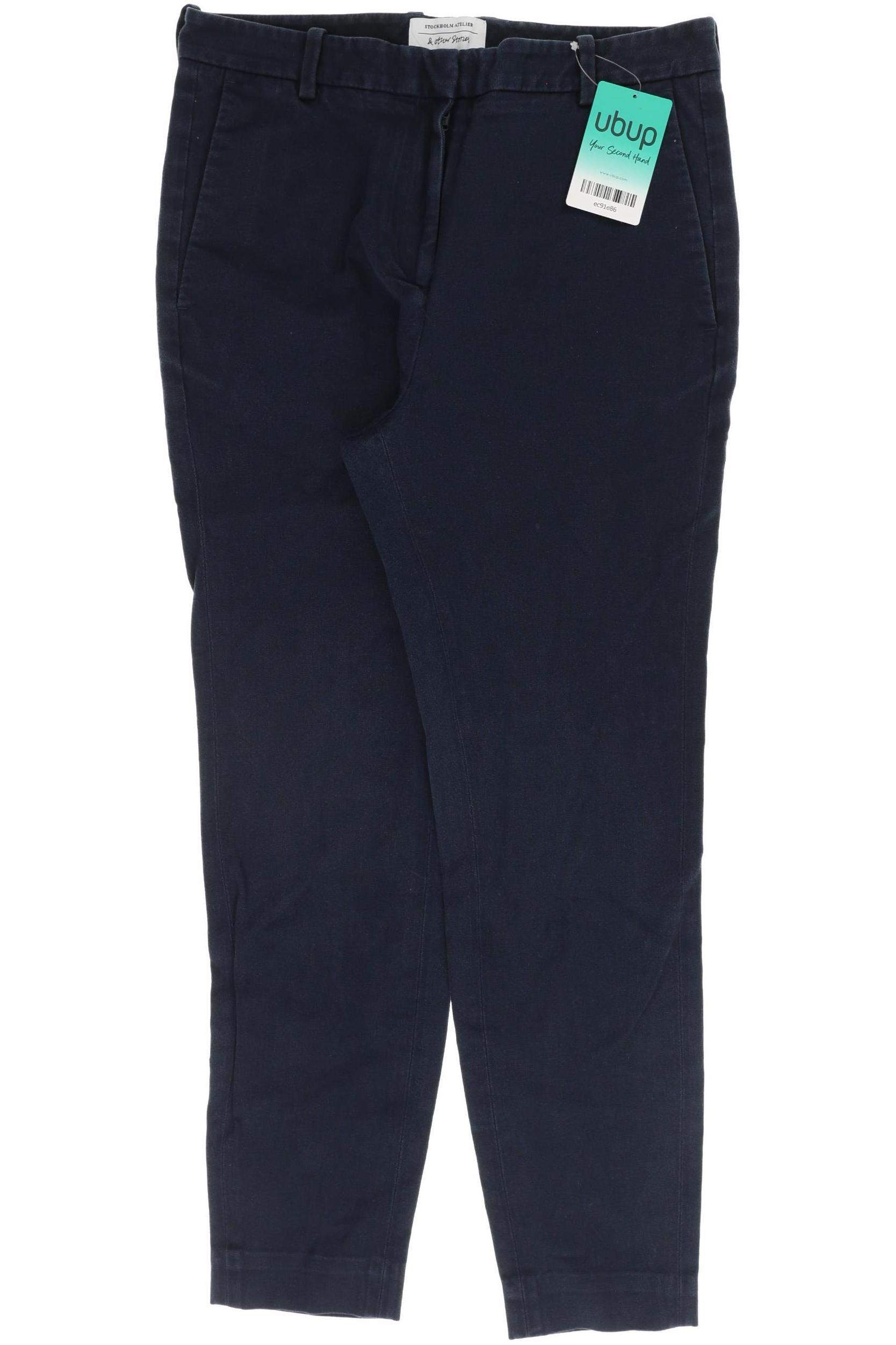 

& Other Stories Damen Stoffhose, blau, Gr. 34