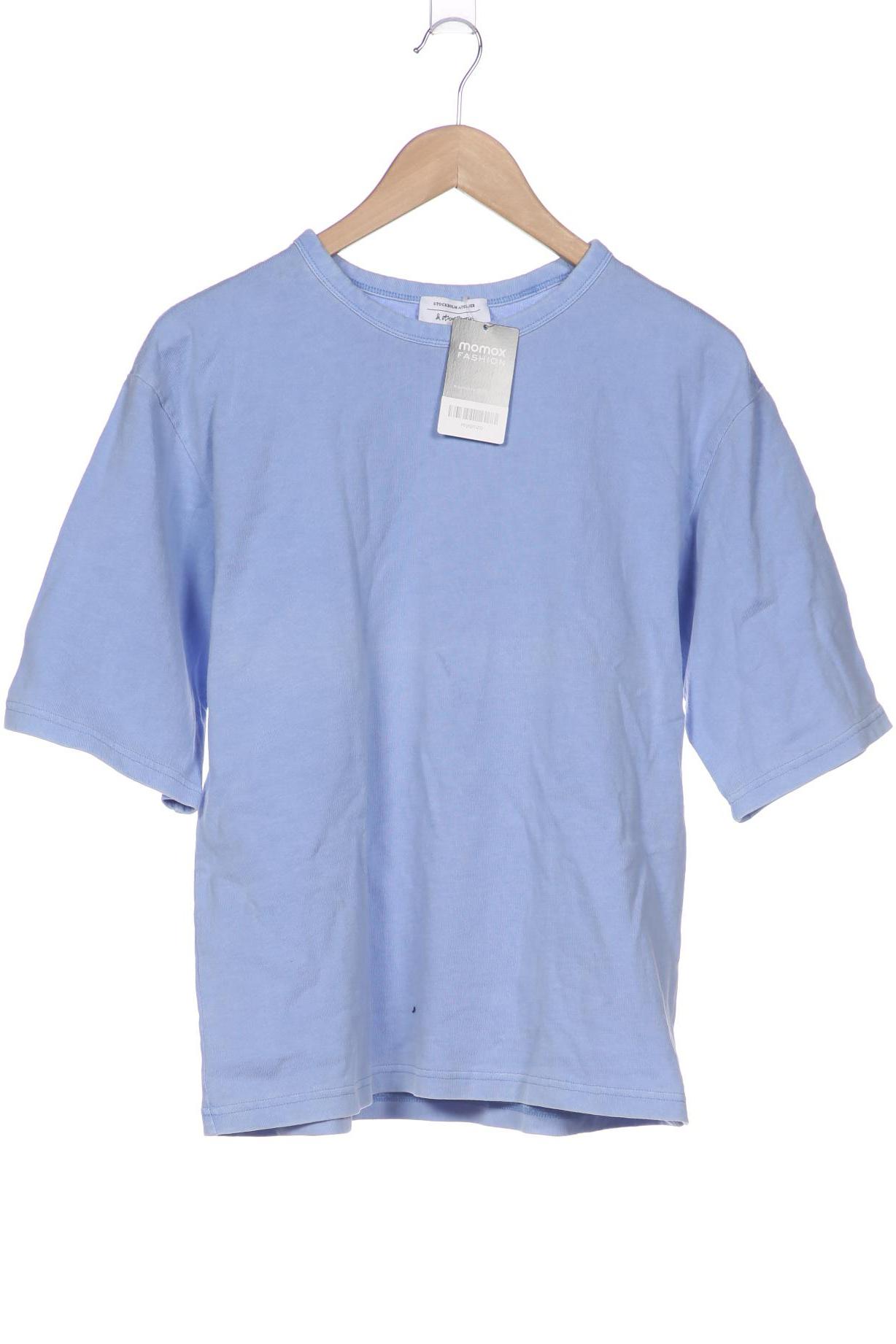 

& Other Stories Damen T-Shirt, hellblau, Gr. 40