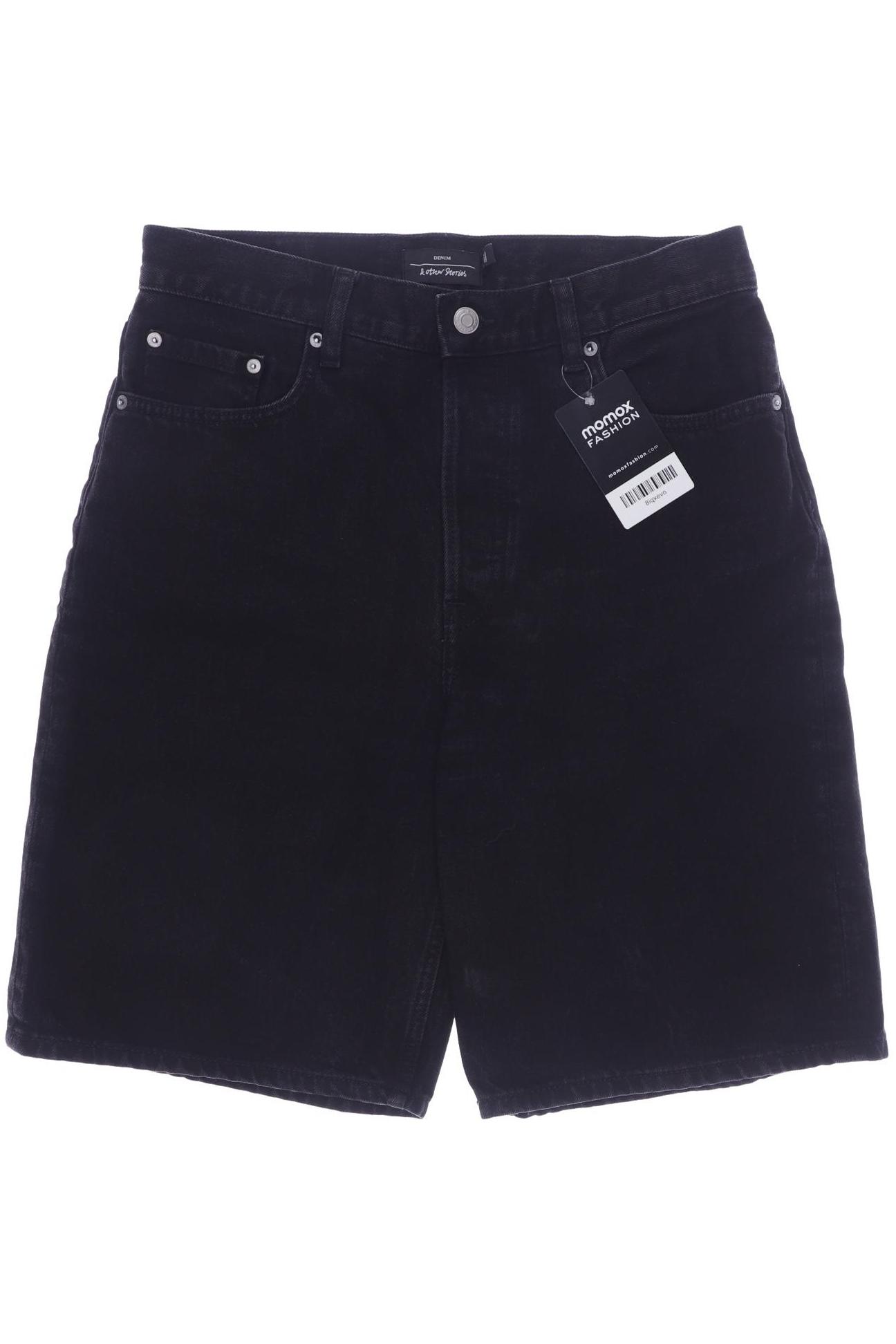 

& Other Stories Damen Shorts, schwarz, Gr. 38