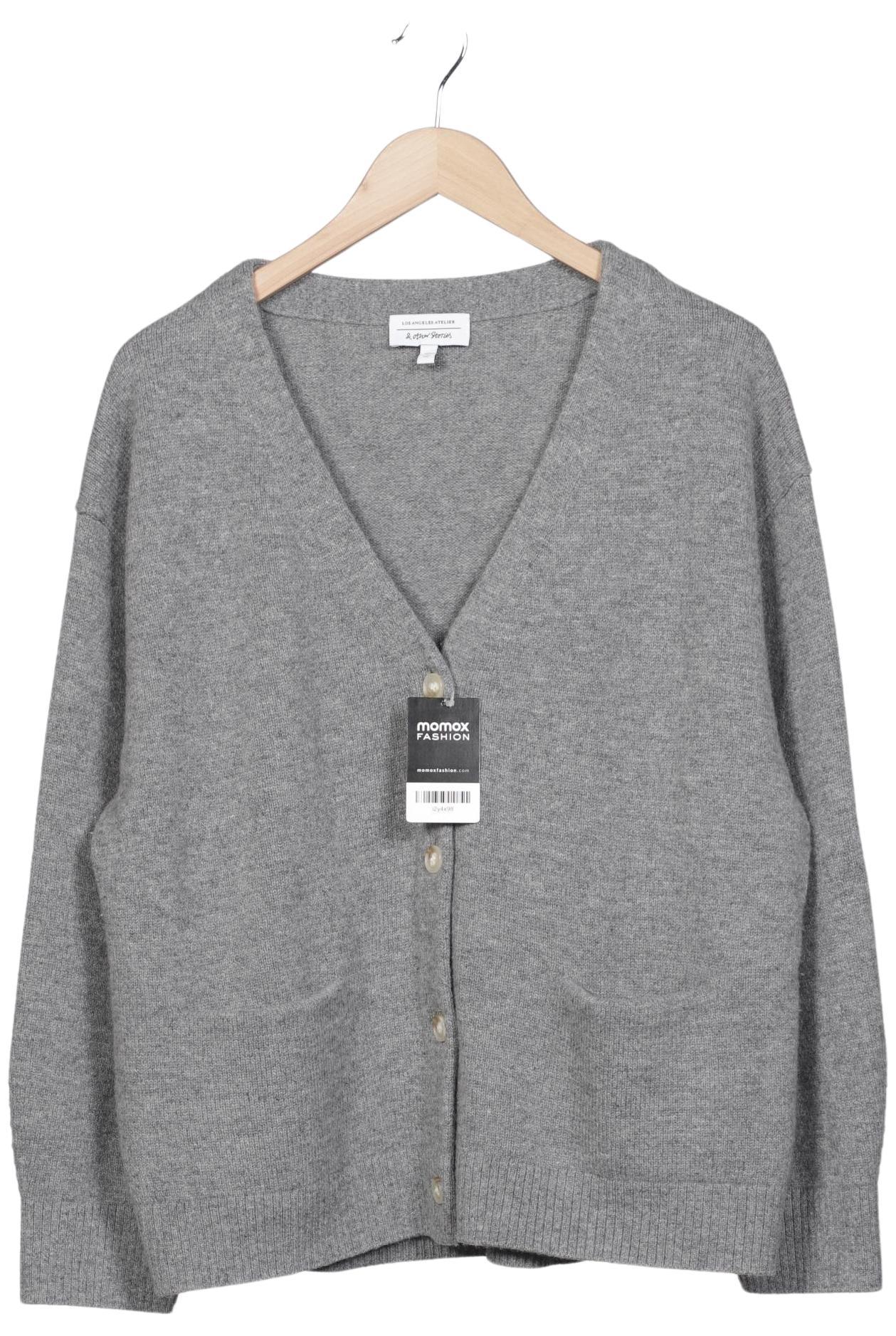 

& Other Stories Damen Strickjacke, grau, Gr. 42