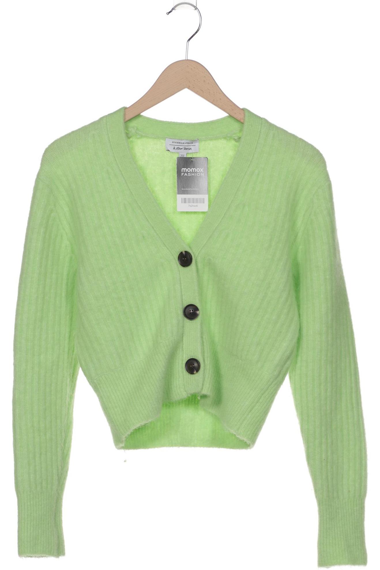 

& Other Stories Damen Strickjacke, hellgrün, Gr. 34