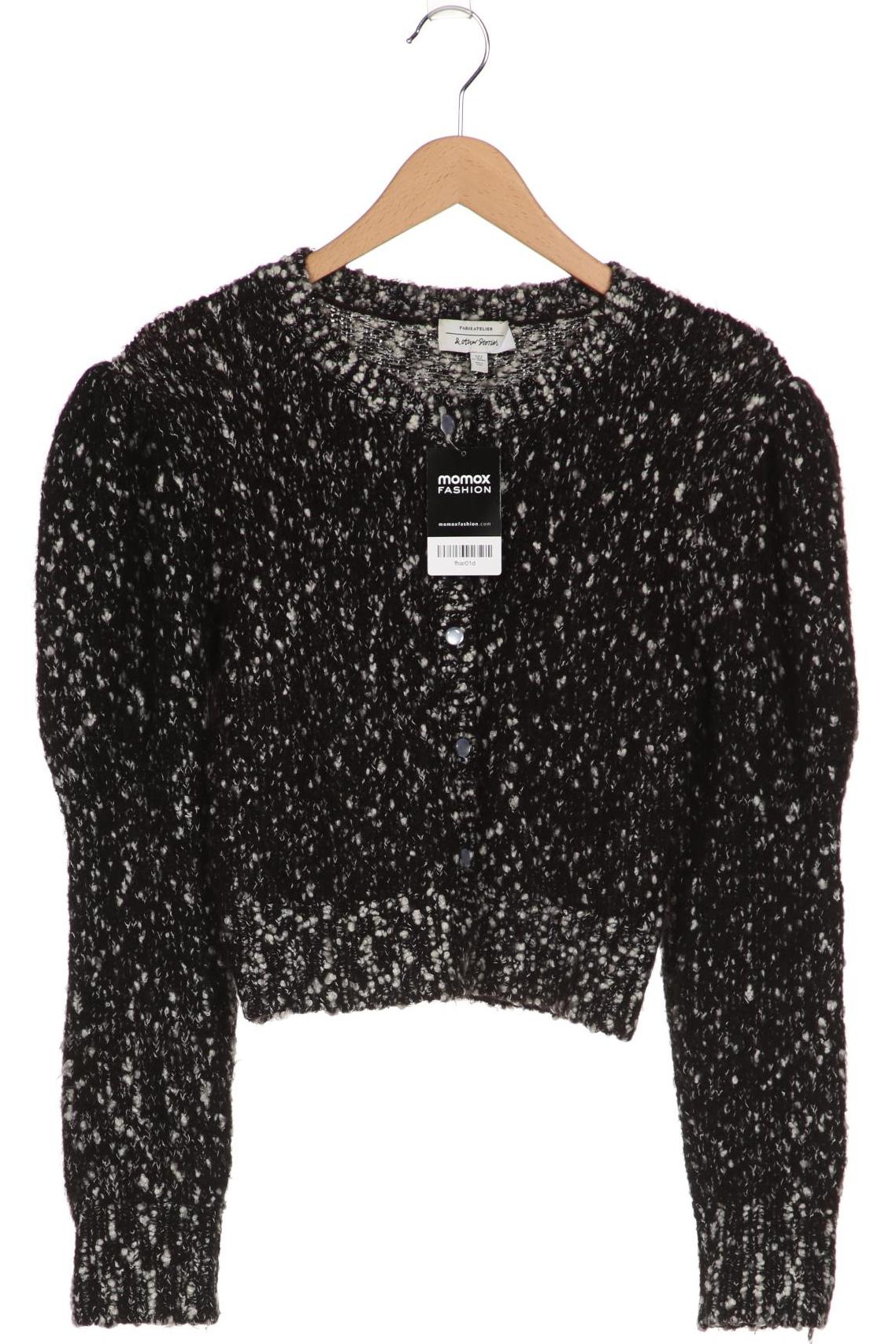 

& Other Stories Damen Strickjacke, schwarz, Gr. 36