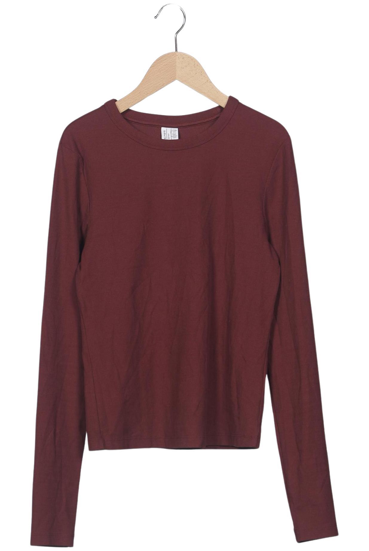 

& Other Stories Damen Langarmshirt, bordeaux, Gr. 38