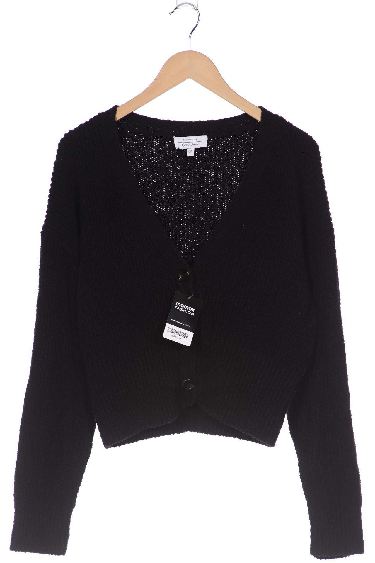 

& Other Stories Damen Strickjacke, schwarz, Gr. 38