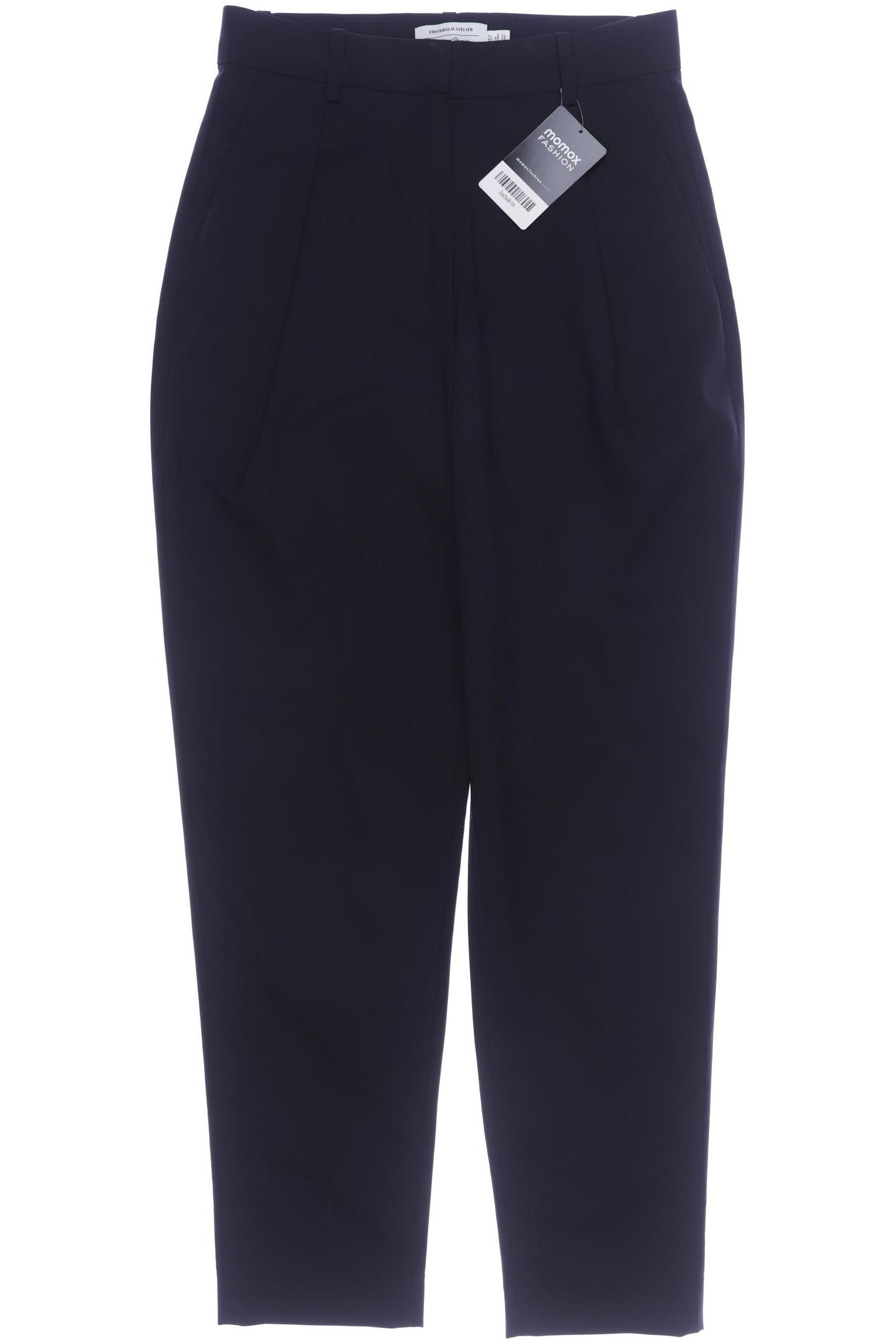 

& Other Stories Damen Stoffhose, schwarz, Gr. 34