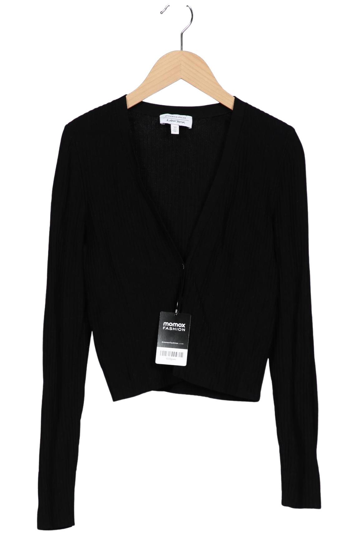 

& Other Stories Damen Strickjacke, schwarz, Gr. 36