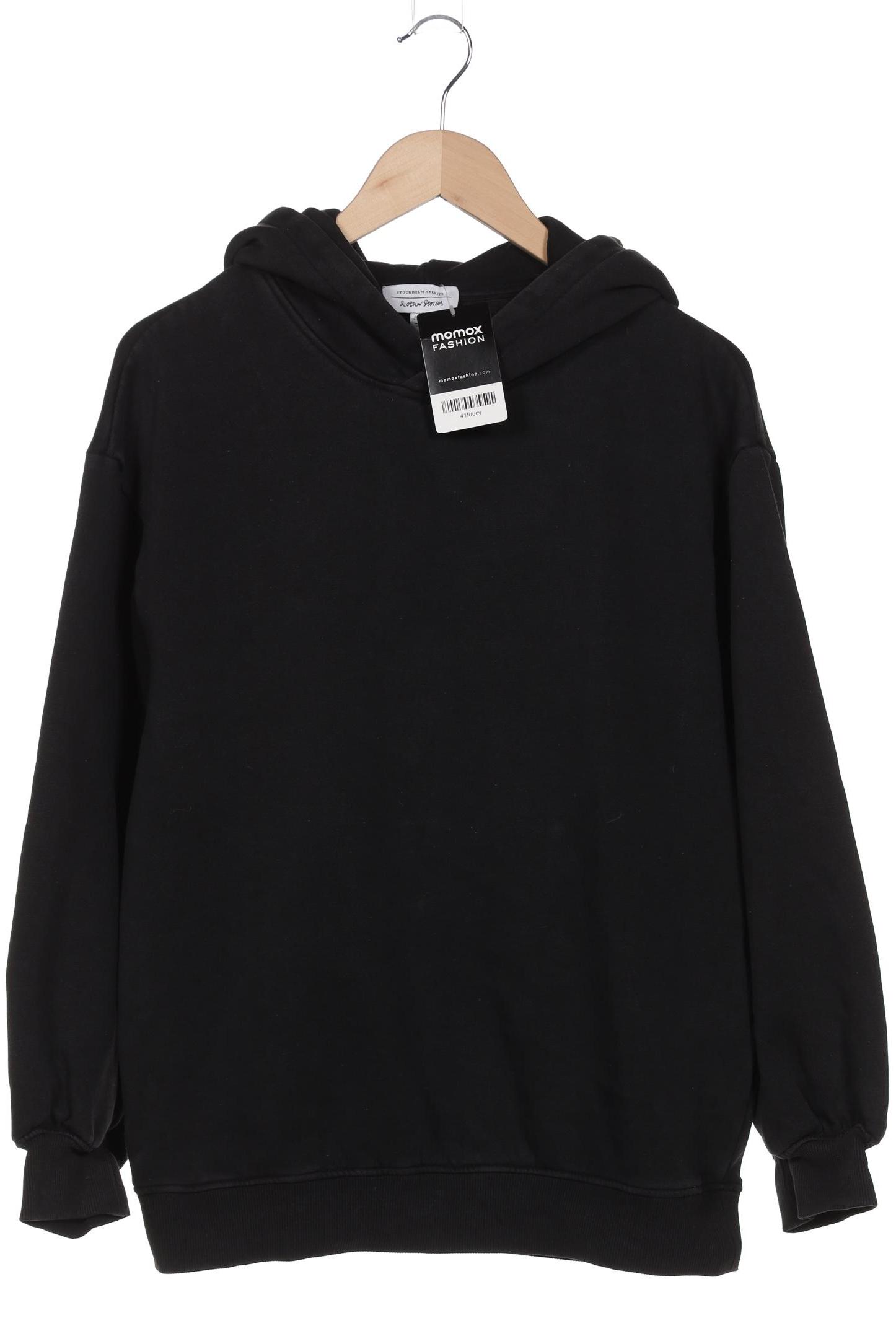 

& Other Stories Damen Kapuzenpullover, schwarz, Gr. 34