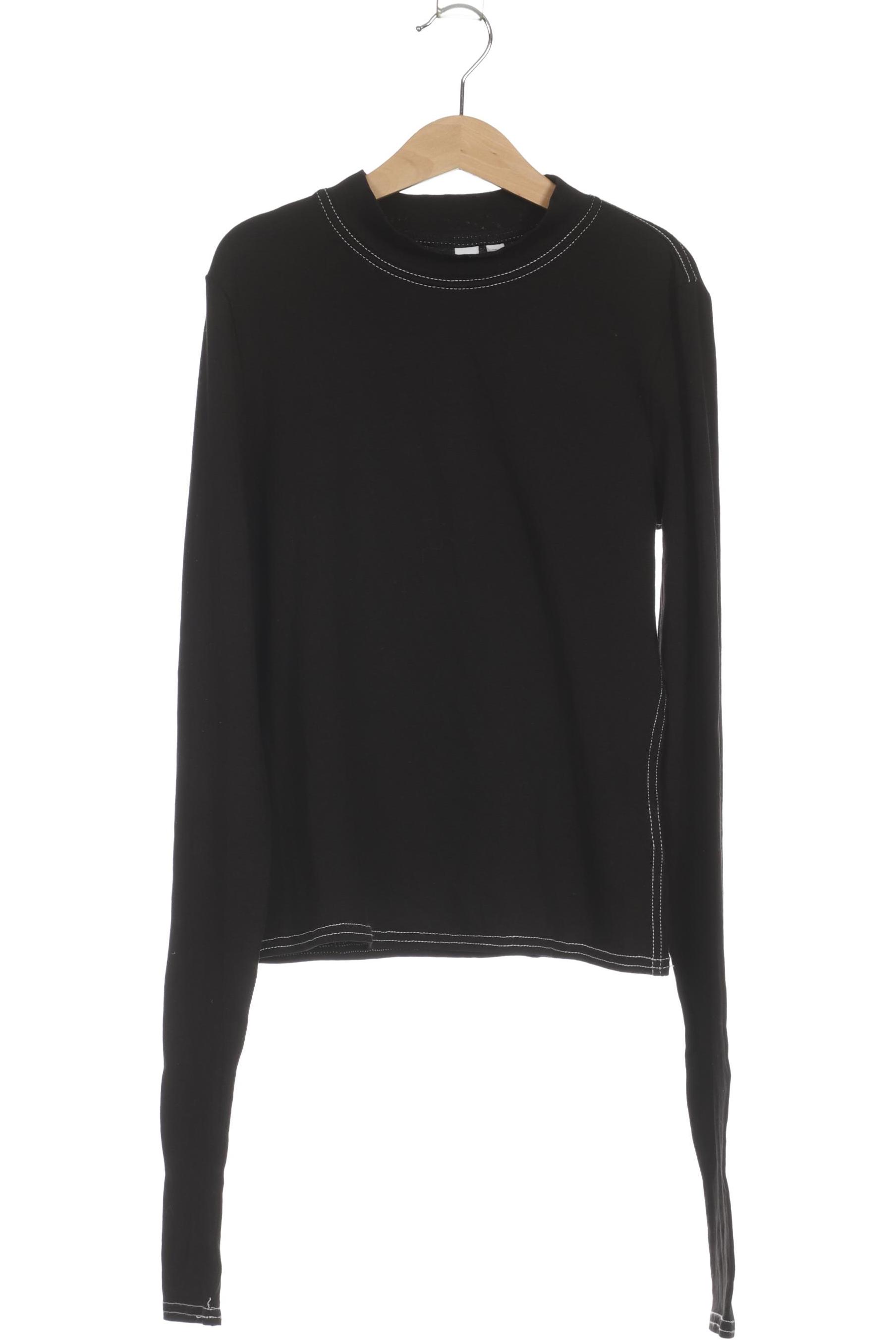 

& Other Stories Damen Langarmshirt, schwarz, Gr. 36