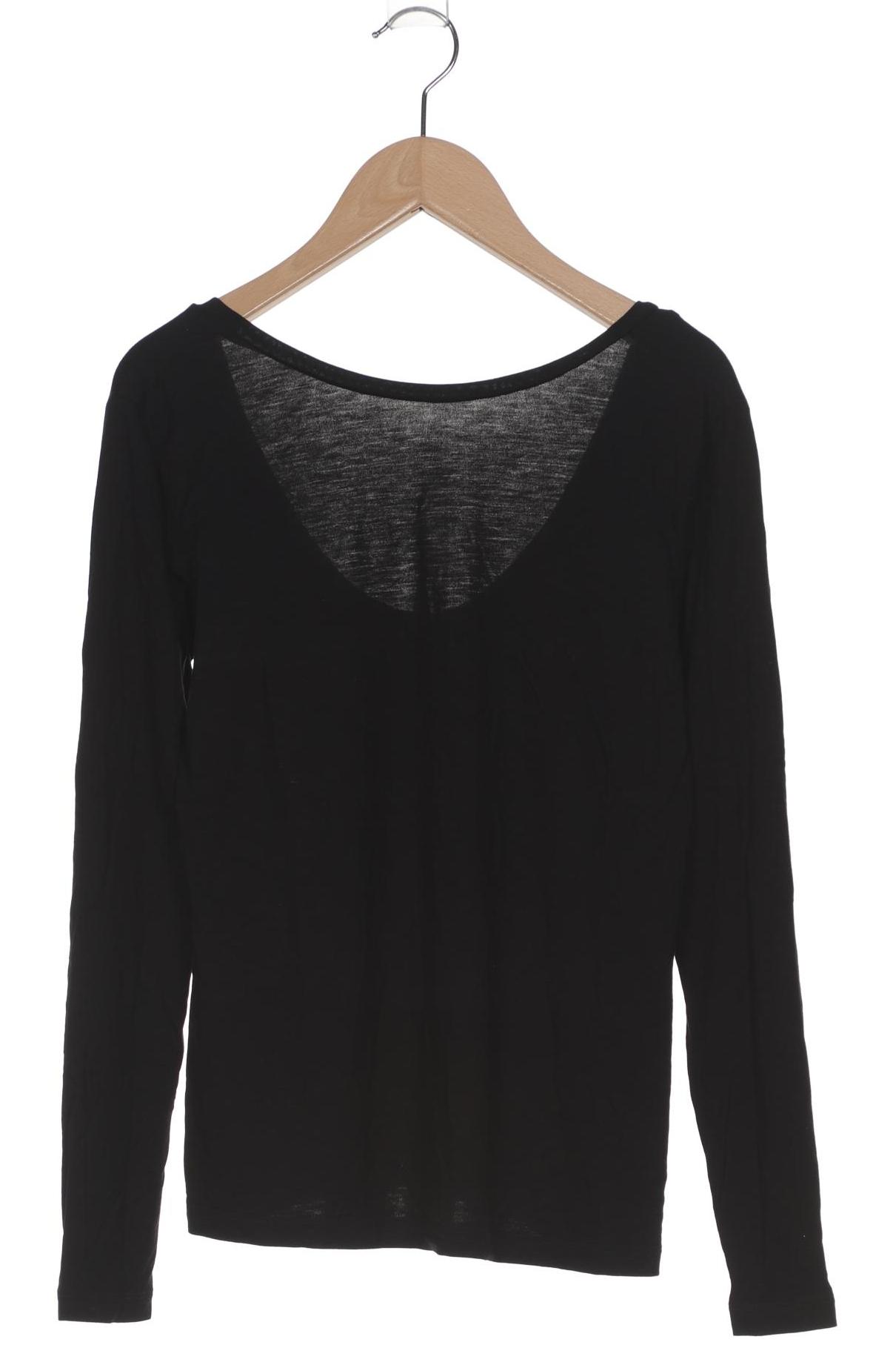 

& Other Stories Damen Langarmshirt, schwarz, Gr. 36