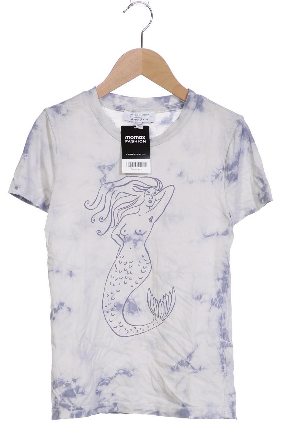 

& other stories Damen T-Shirt, hellblau