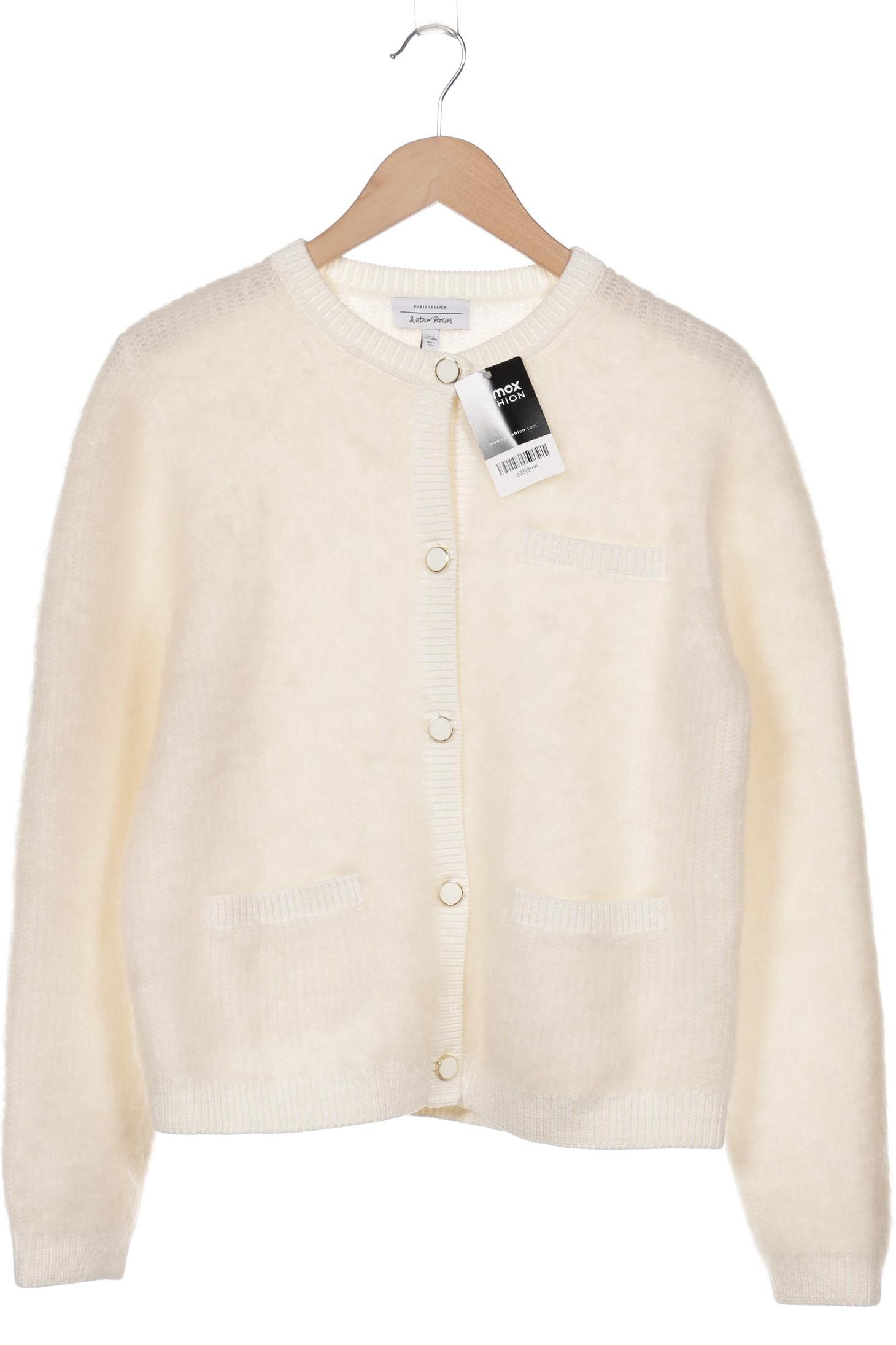 

& Other Stories Damen Strickjacke, cremeweiß, Gr. 38
