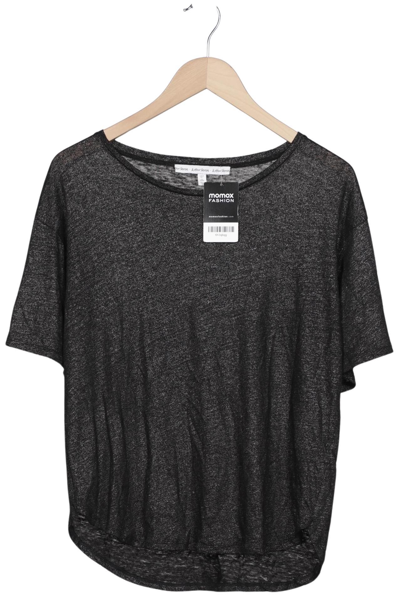 

& Other Stories Damen T-Shirt, schwarz, Gr. 34