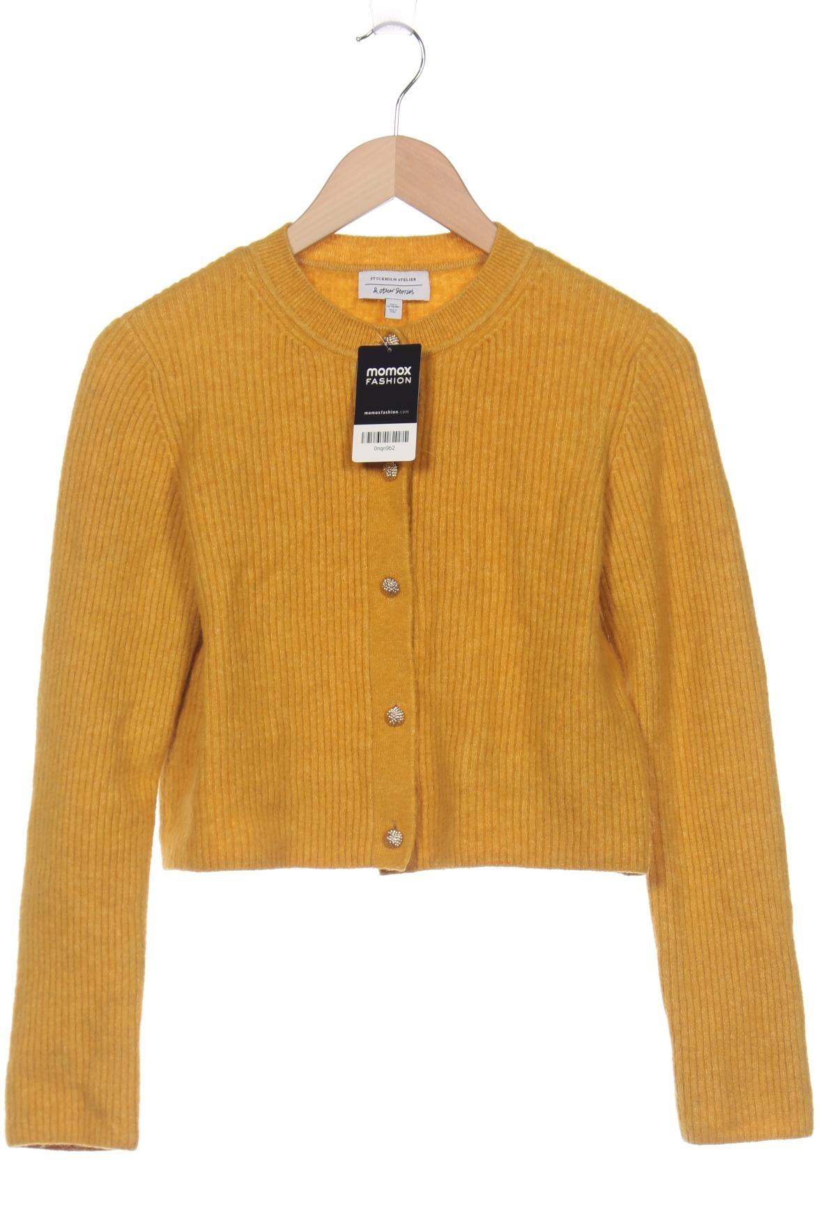 

& Other Stories Damen Strickjacke, gelb, Gr. 36