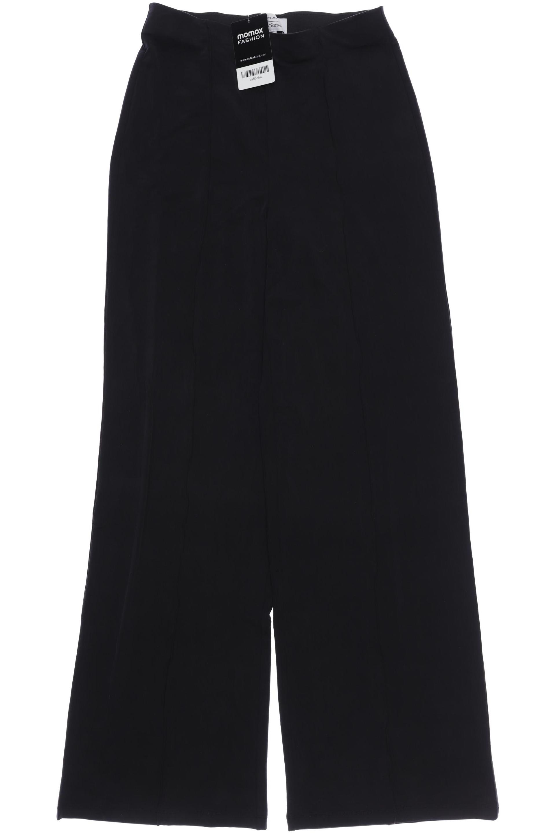 

& Other Stories Damen Stoffhose, schwarz, Gr. 0