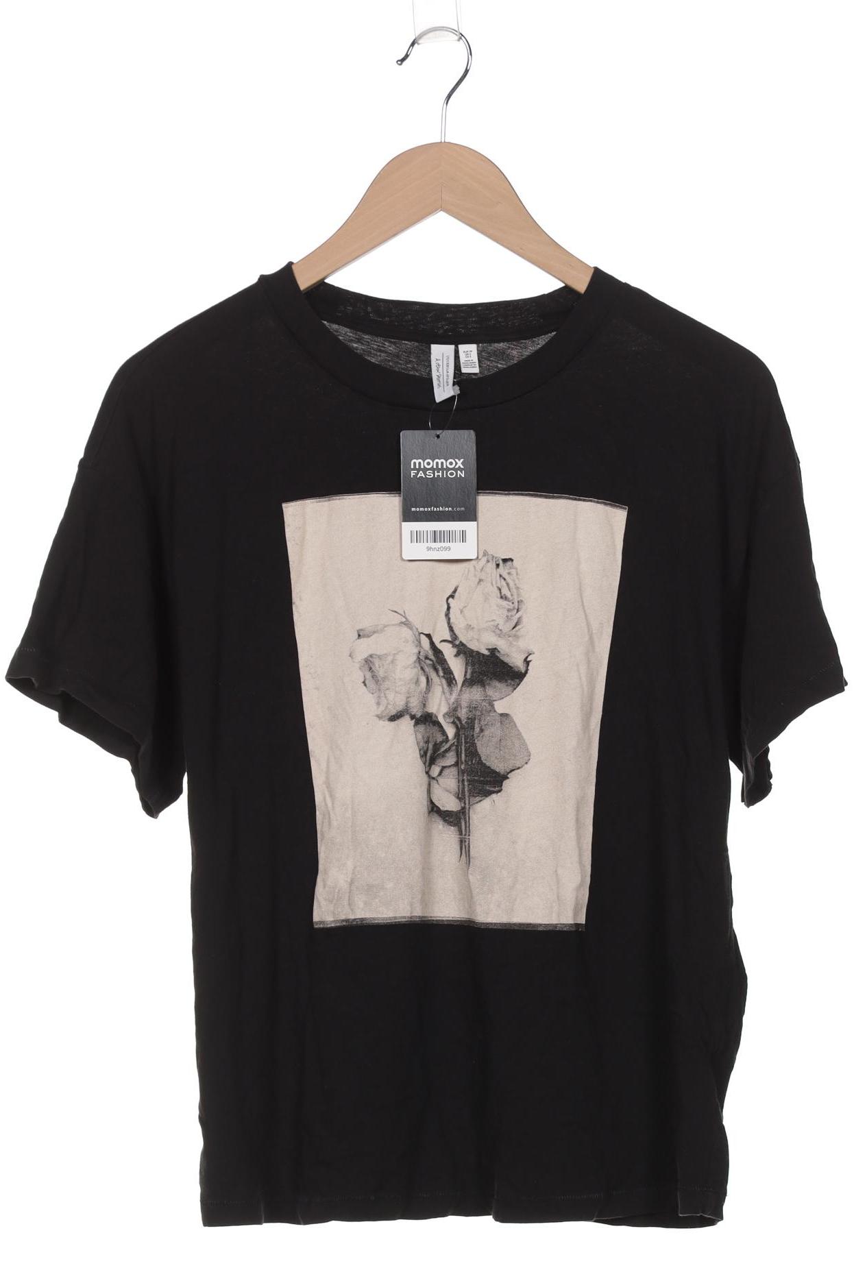 

& Other Stories Damen T-Shirt, schwarz, Gr. 34