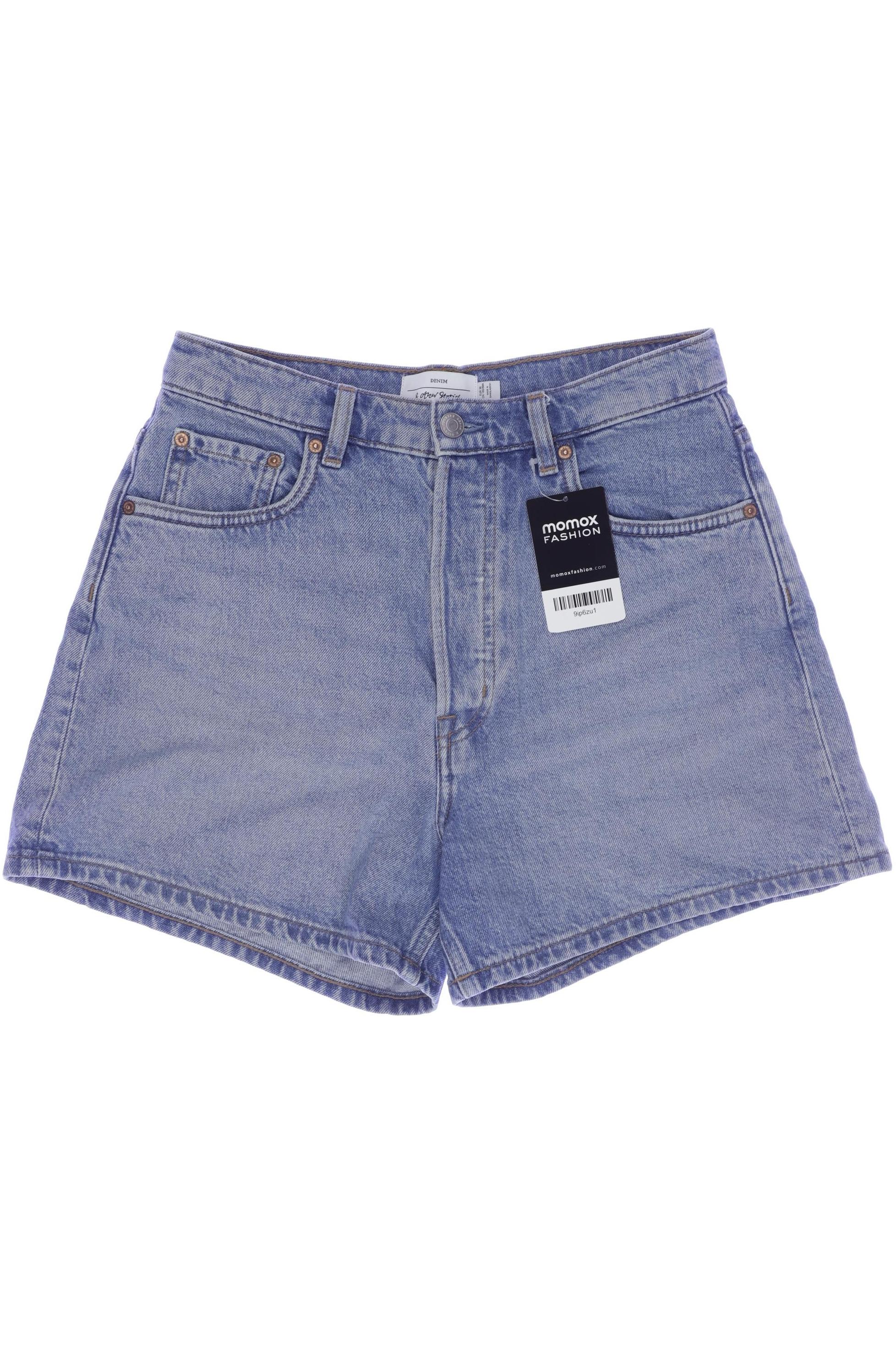 

& Other Stories Damen Shorts, blau, Gr. 36