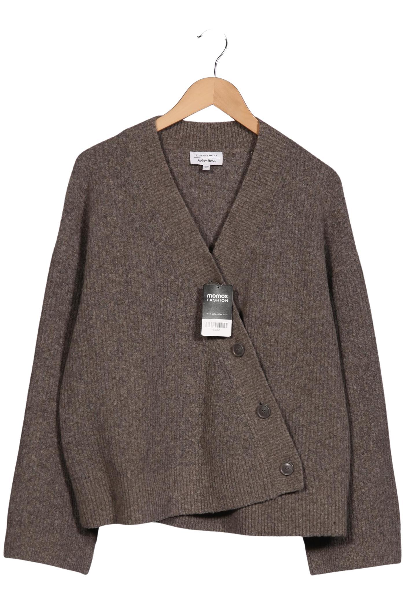 

& Other Stories Damen Strickjacke, grau, Gr. 38