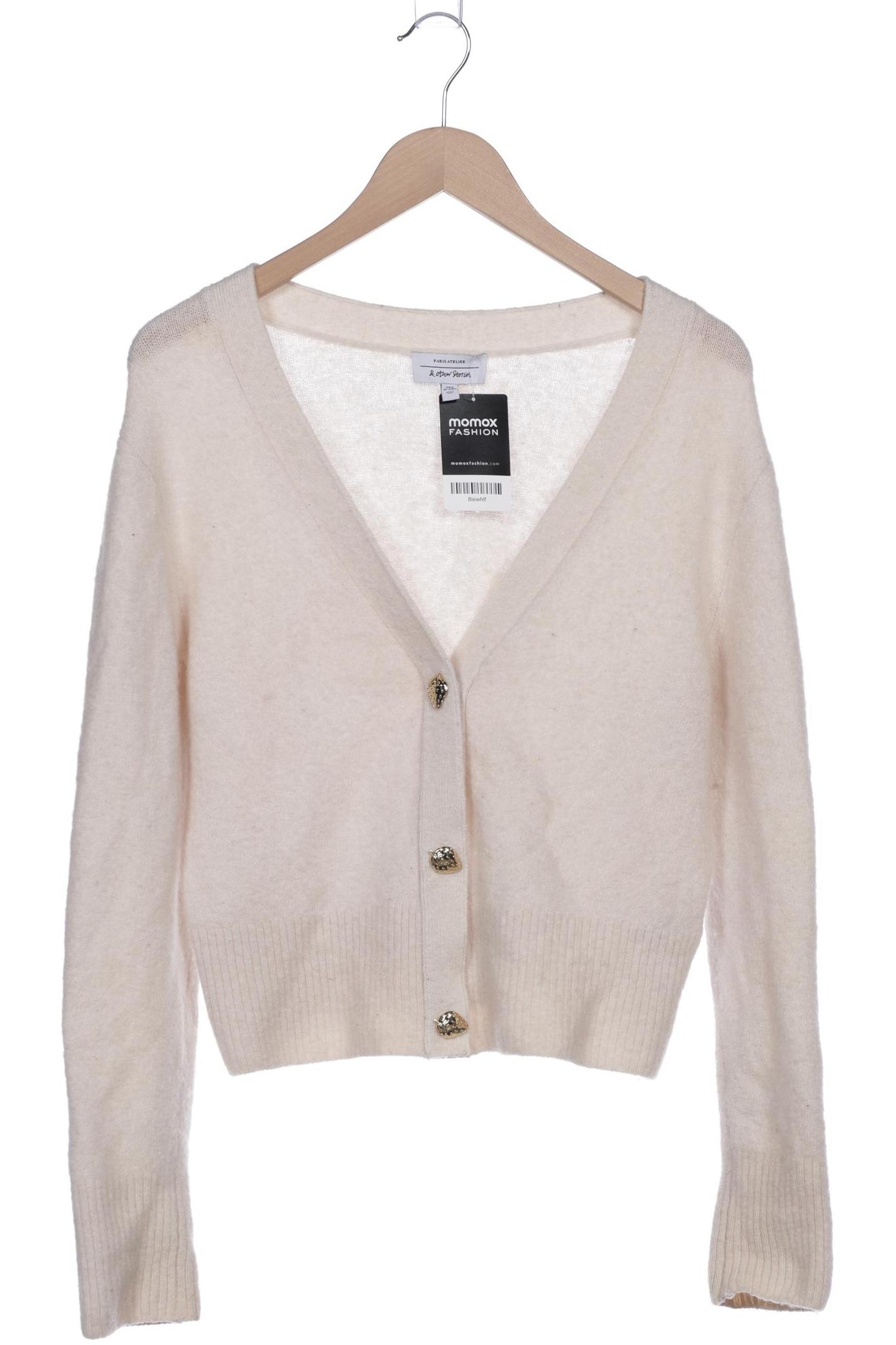 

& Other Stories Damen Strickjacke, cremeweiß, Gr. 38