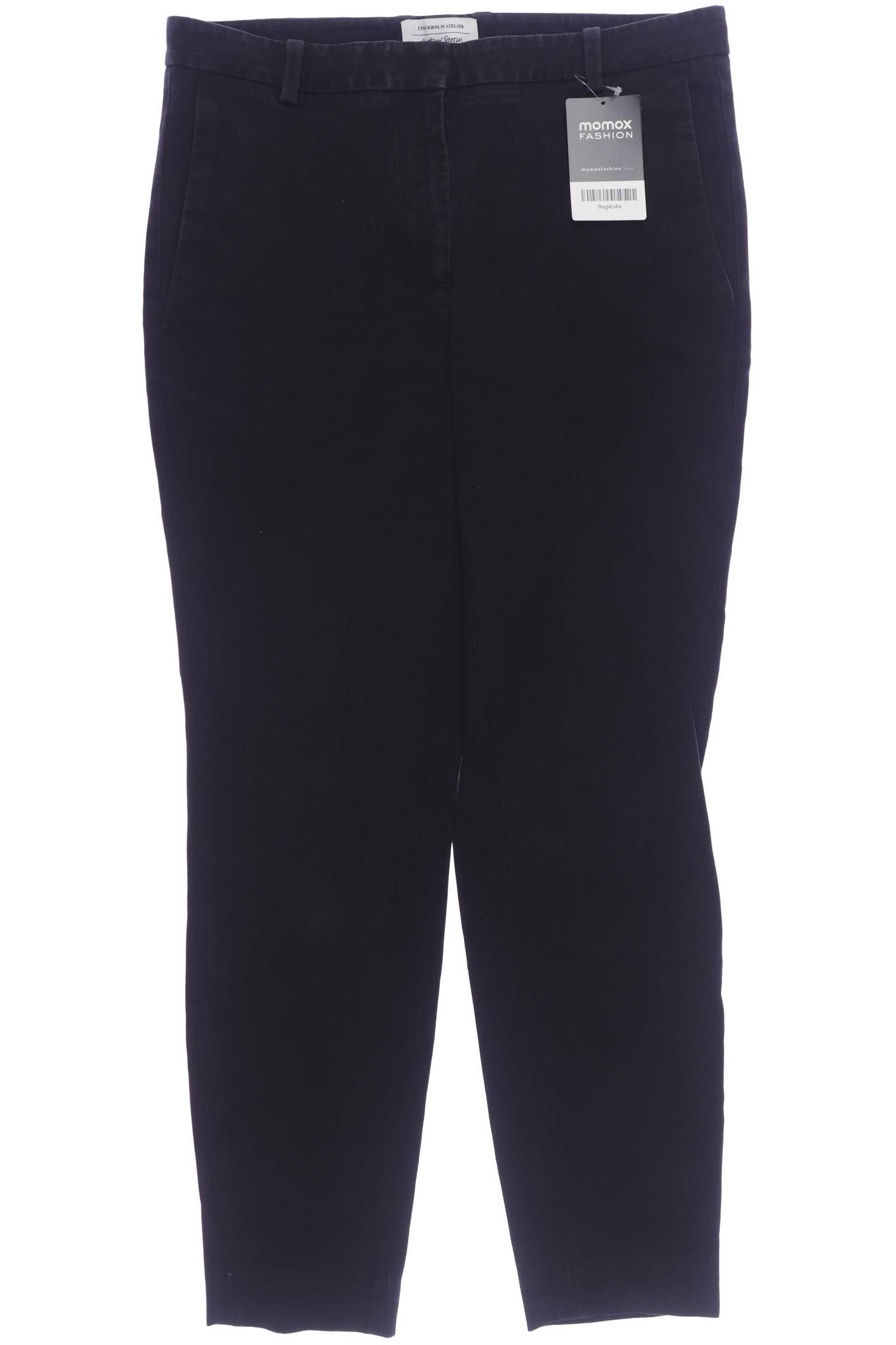 

& Other Stories Damen Stoffhose, schwarz, Gr. 36