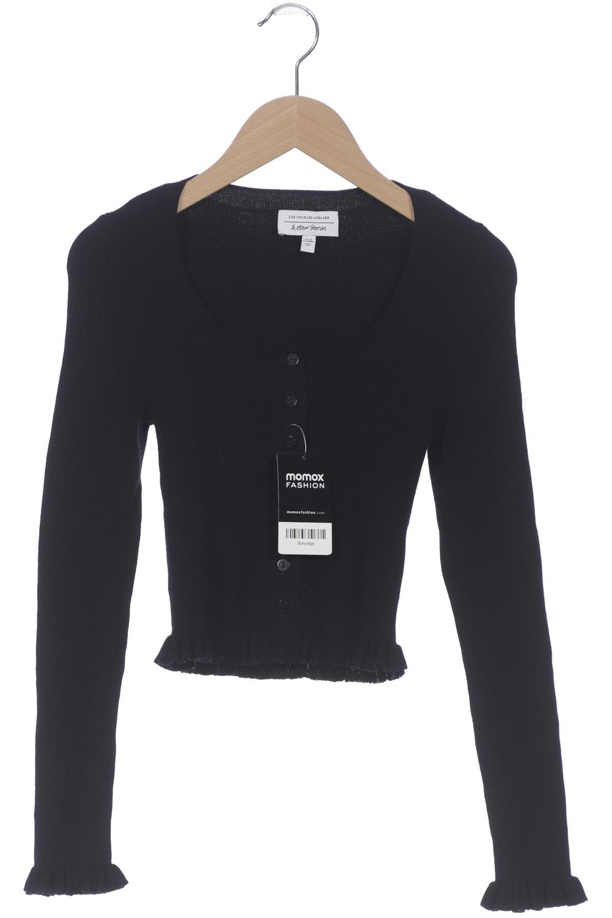 

& Other Stories Damen Strickjacke, schwarz, Gr. 34